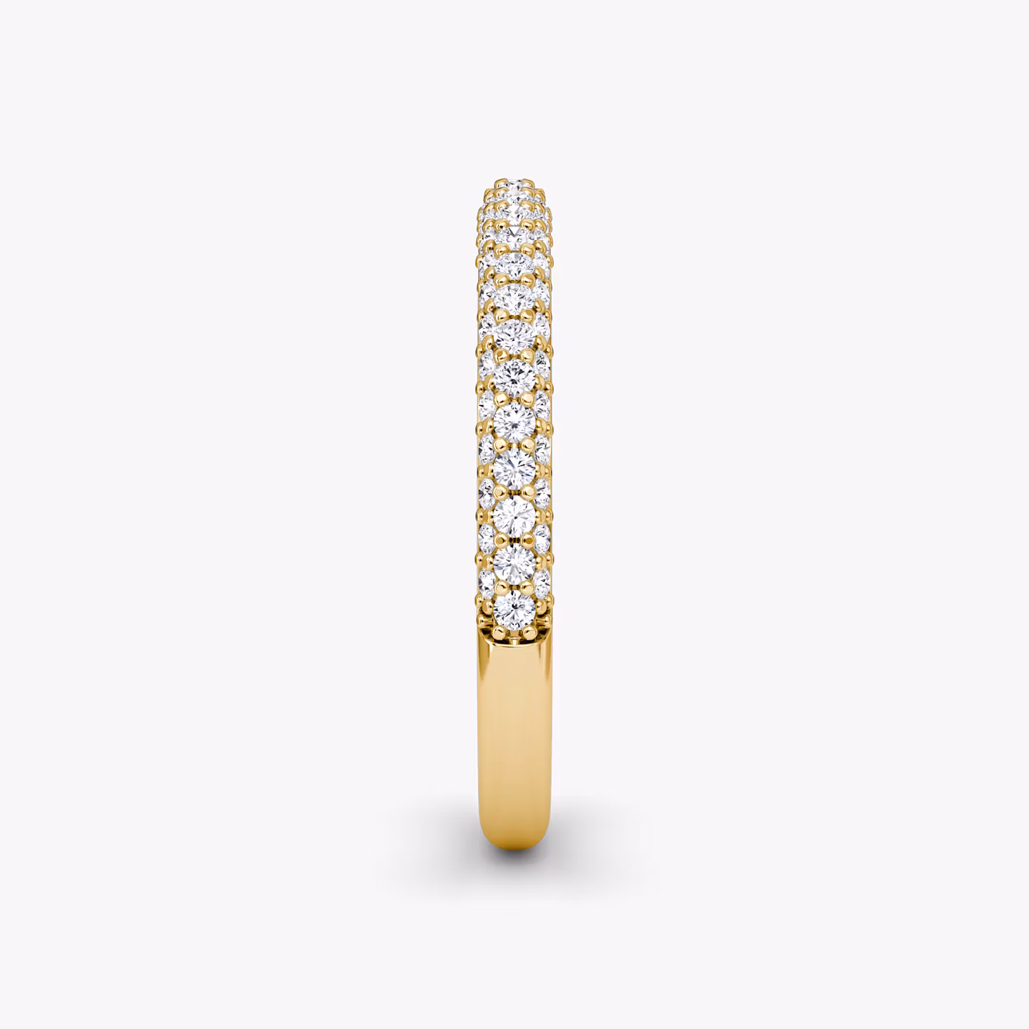 Alianza Dome | 18k | Oro amarillo | bandAccent: Pavé