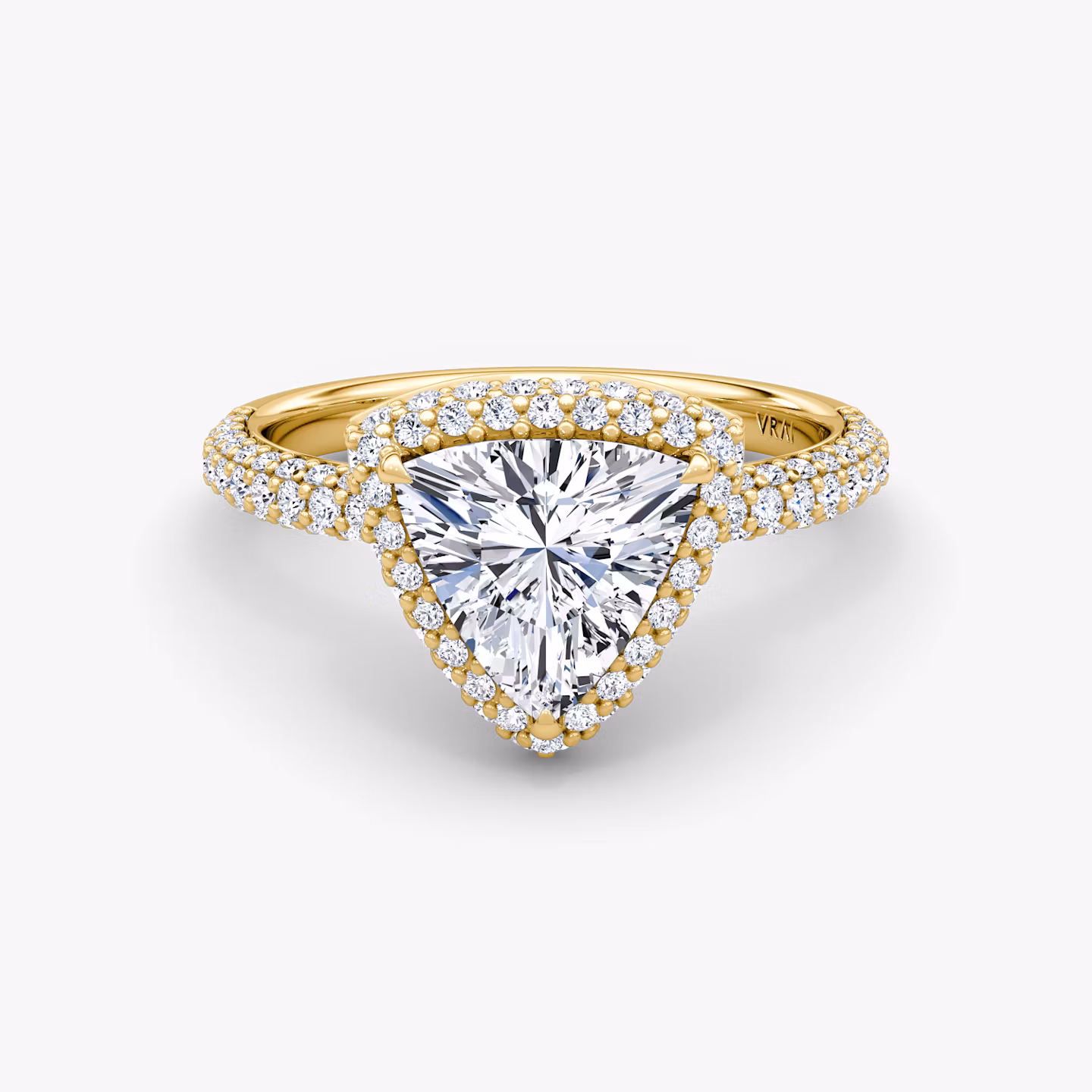 The Halo Dome Trillion | Yellow Gold