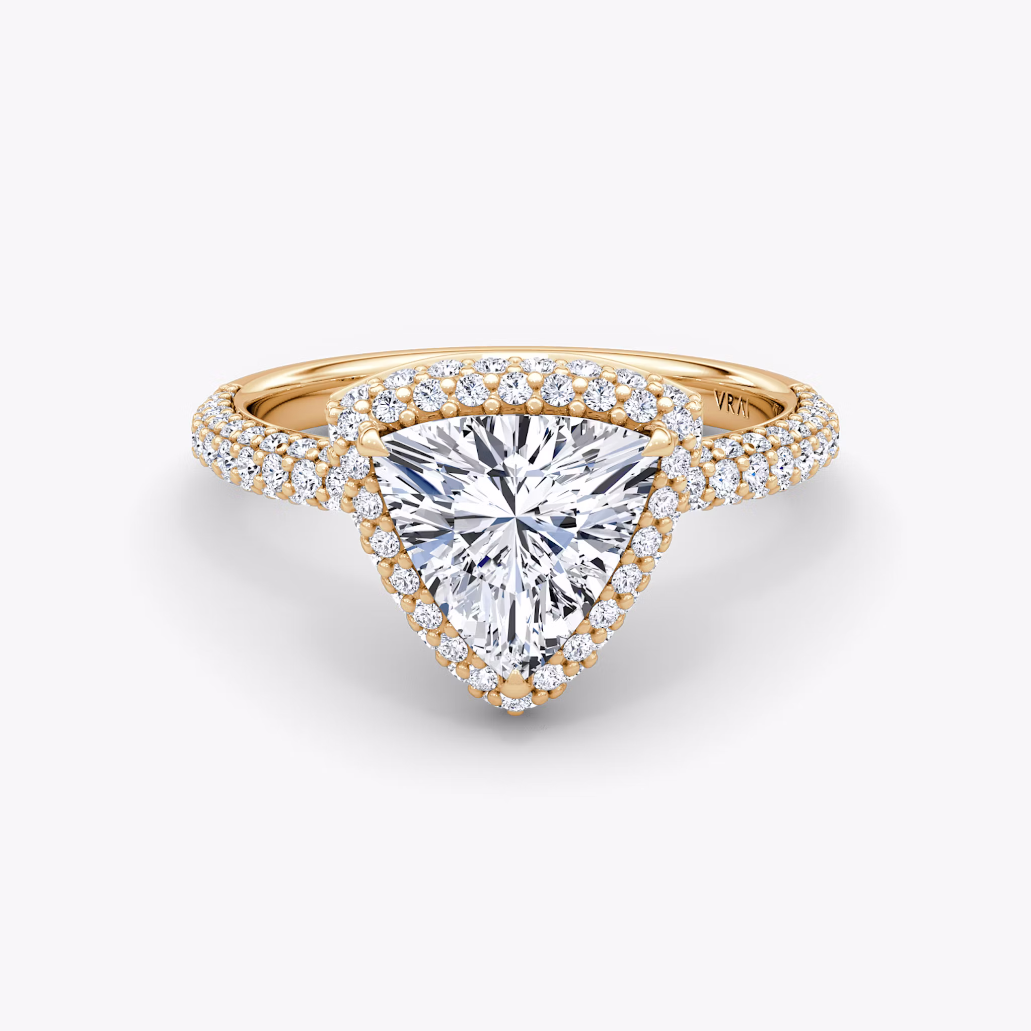 The Halo Dome Trillion | Rose Gold