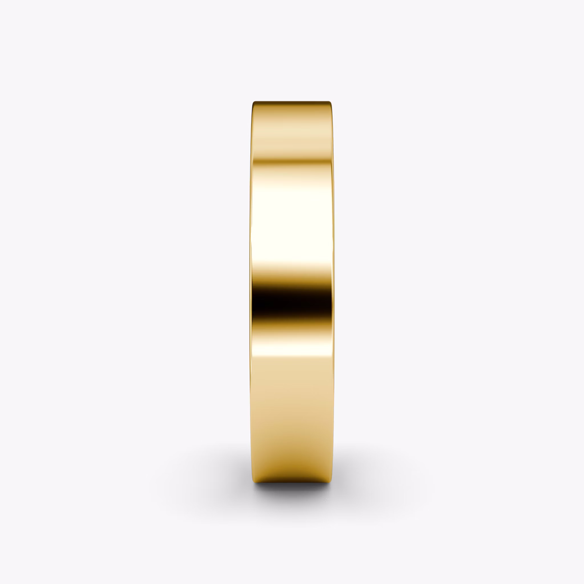 The Pavé Border Band | 18k | Yellow Gold