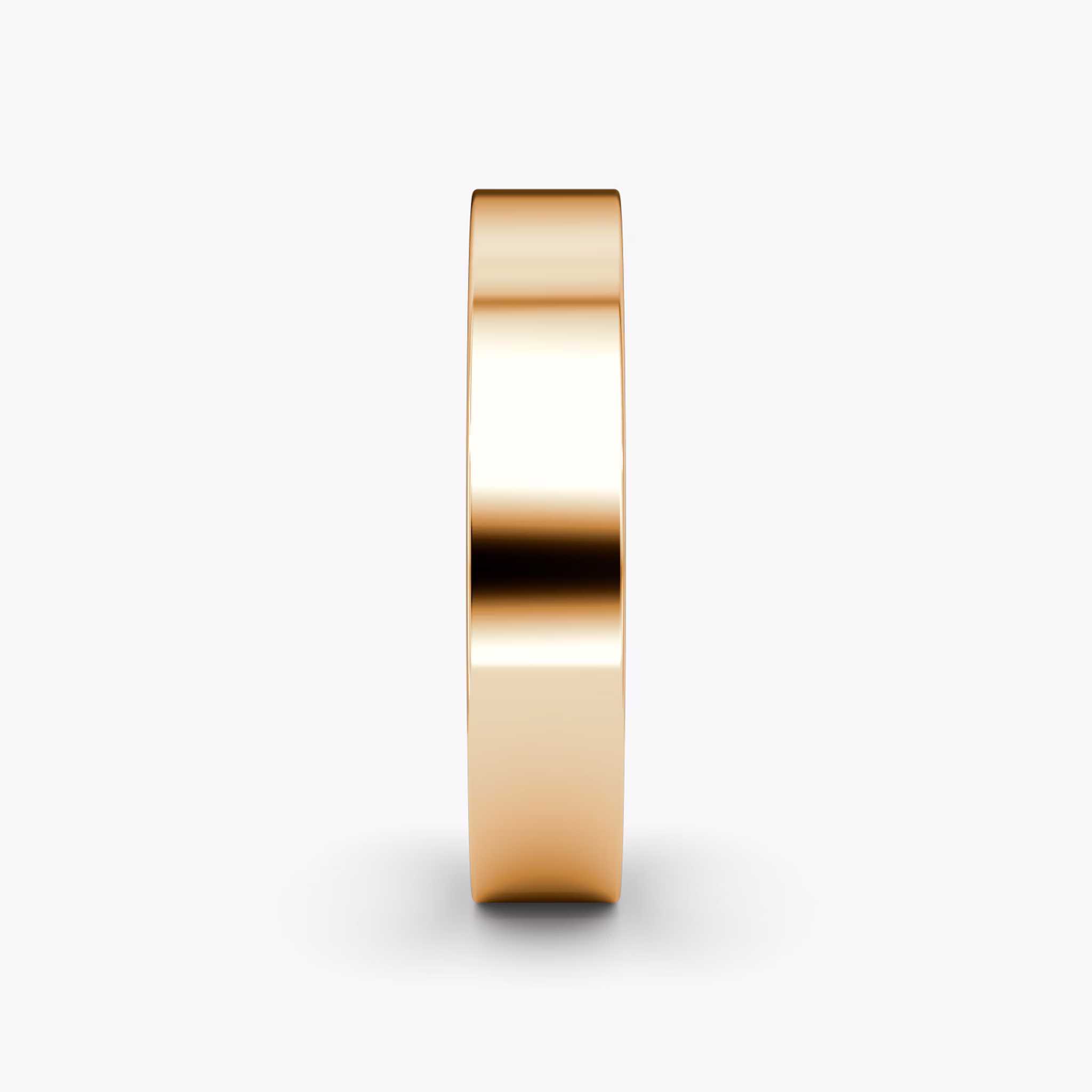 The Pavé Border Band | 14k | Rose Gold