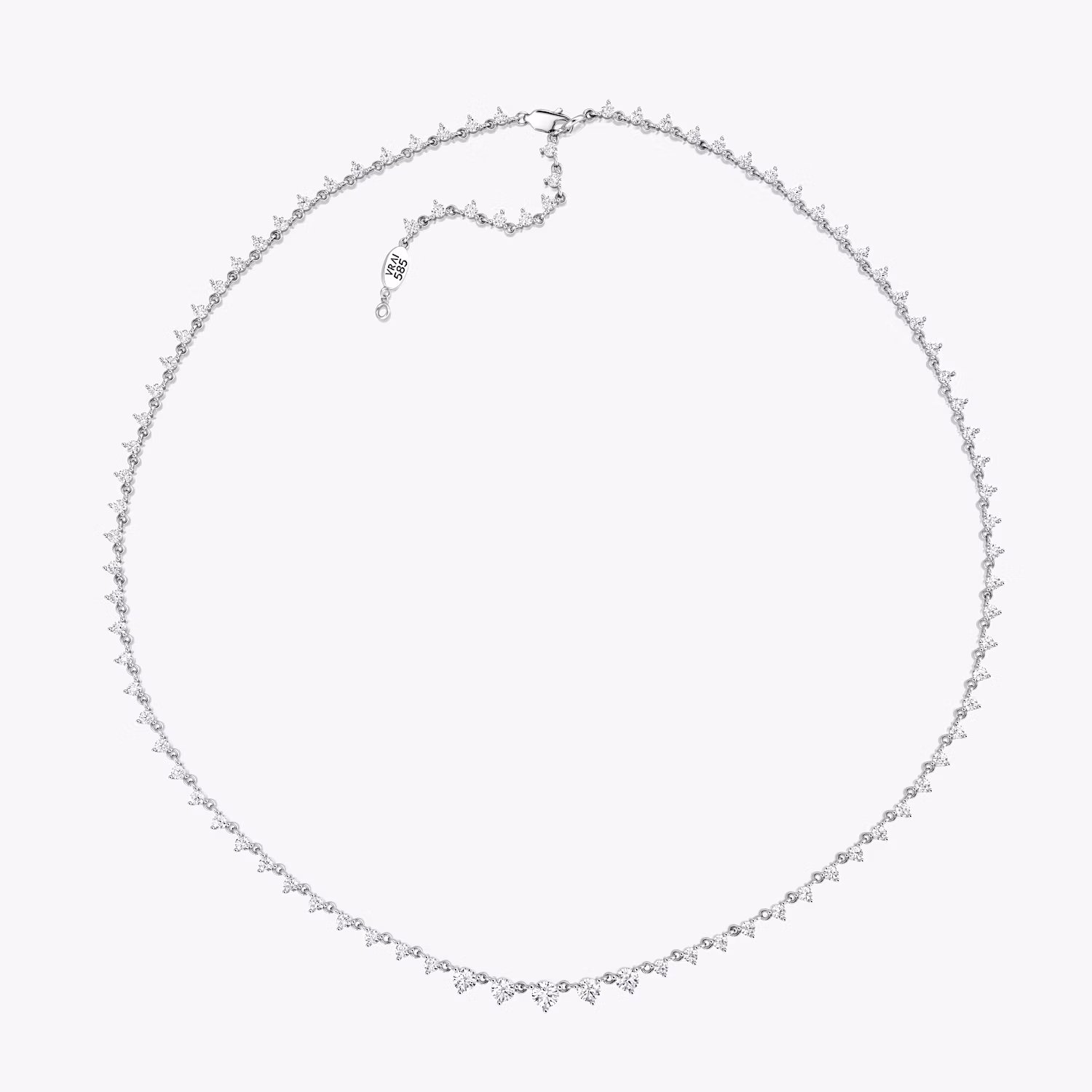 Infinity Linked Tennis Halskette