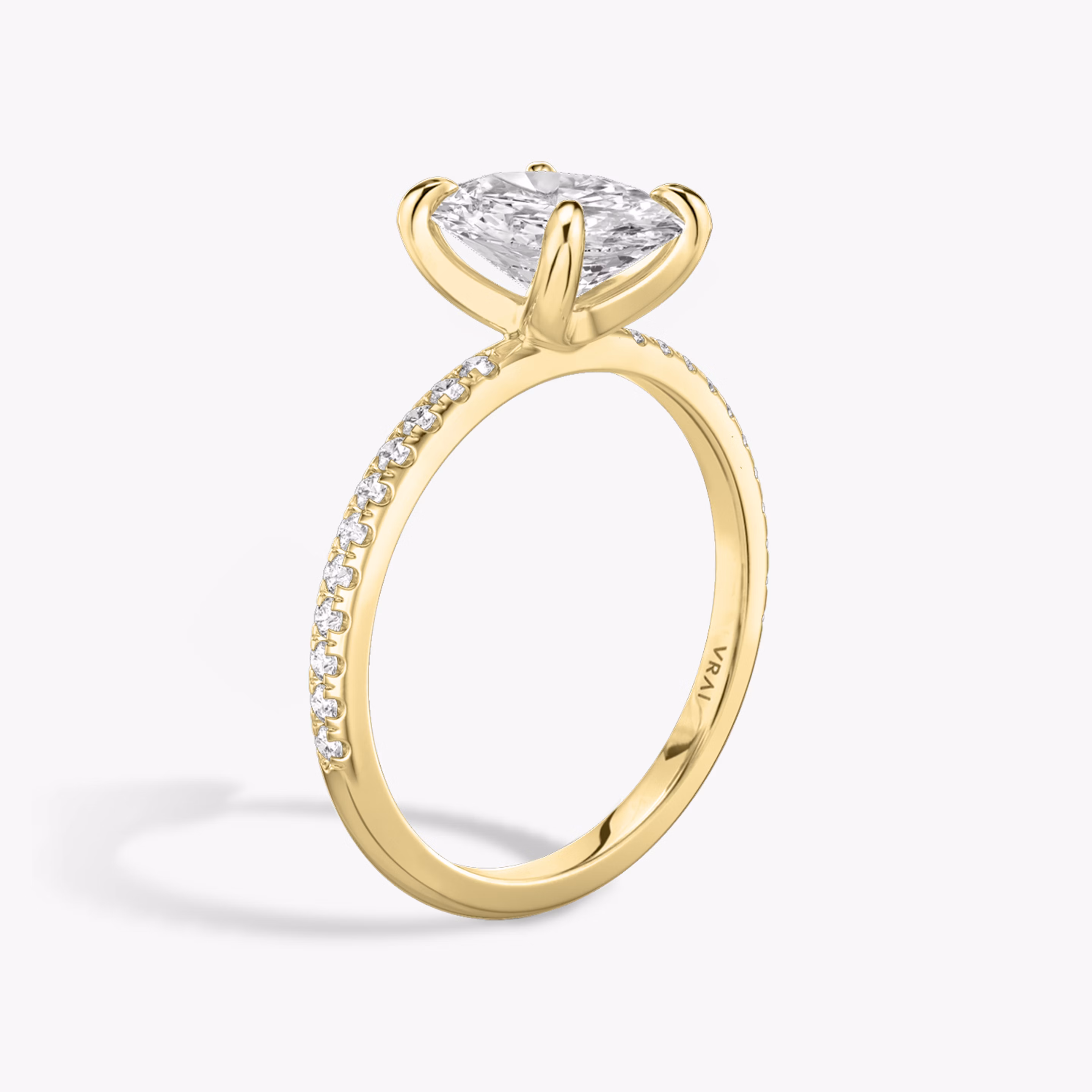 Oval Classic Prong Ring