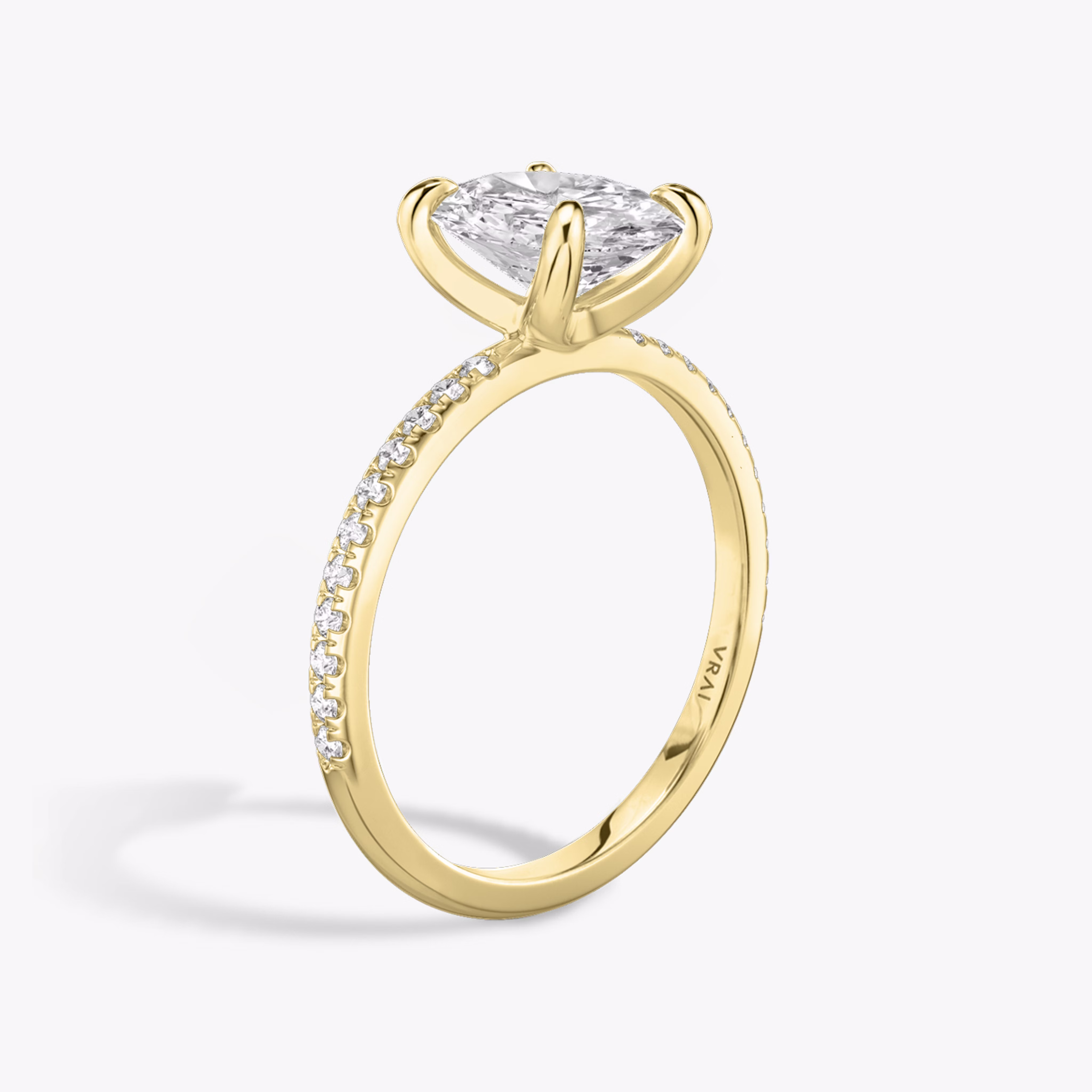 Oval Classic Prong Ring