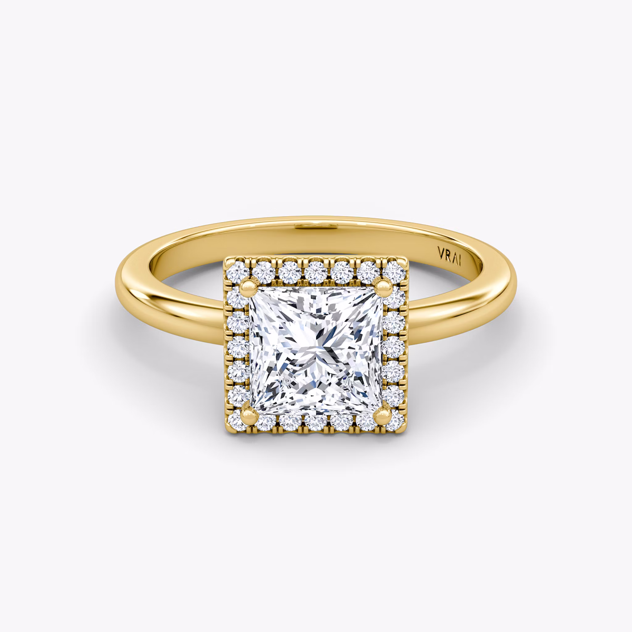The Halo Princess | Yellow Gold