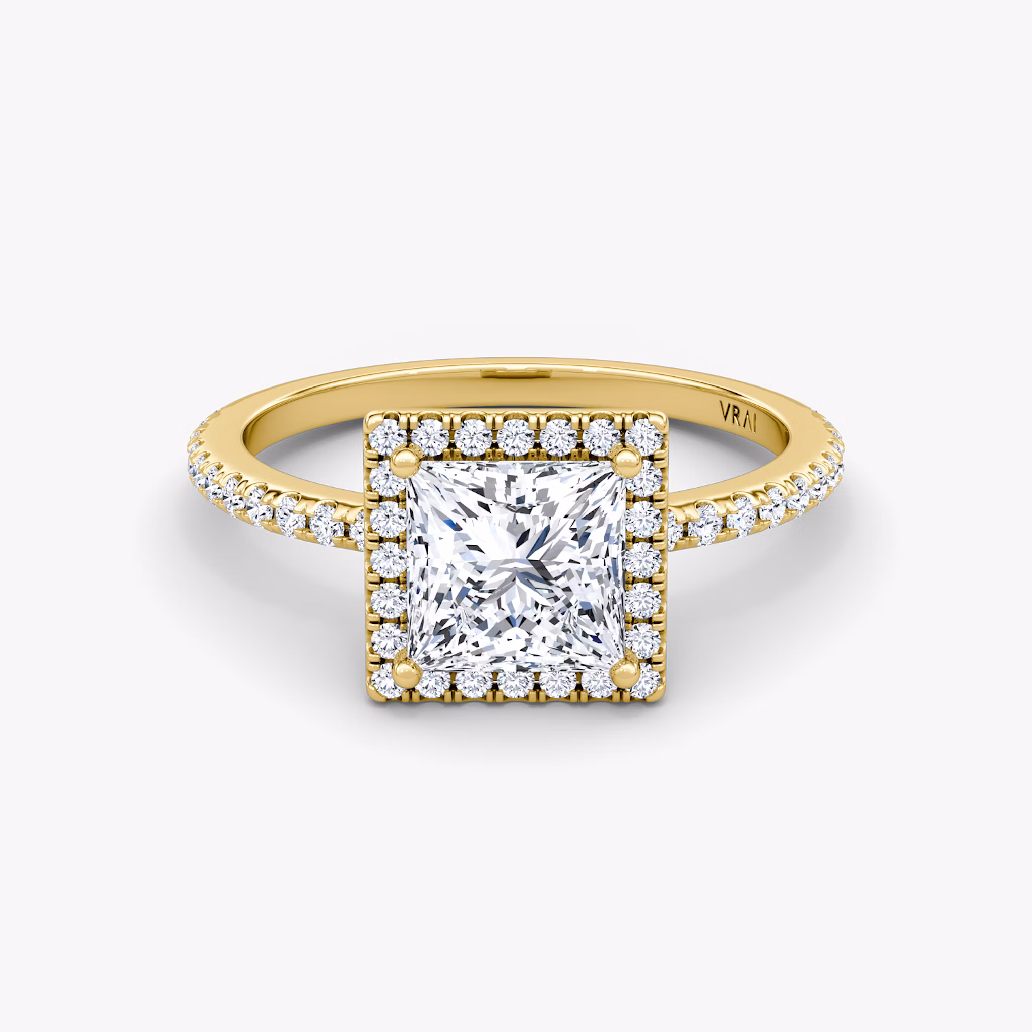 The Halo Princess | Yellow Gold
