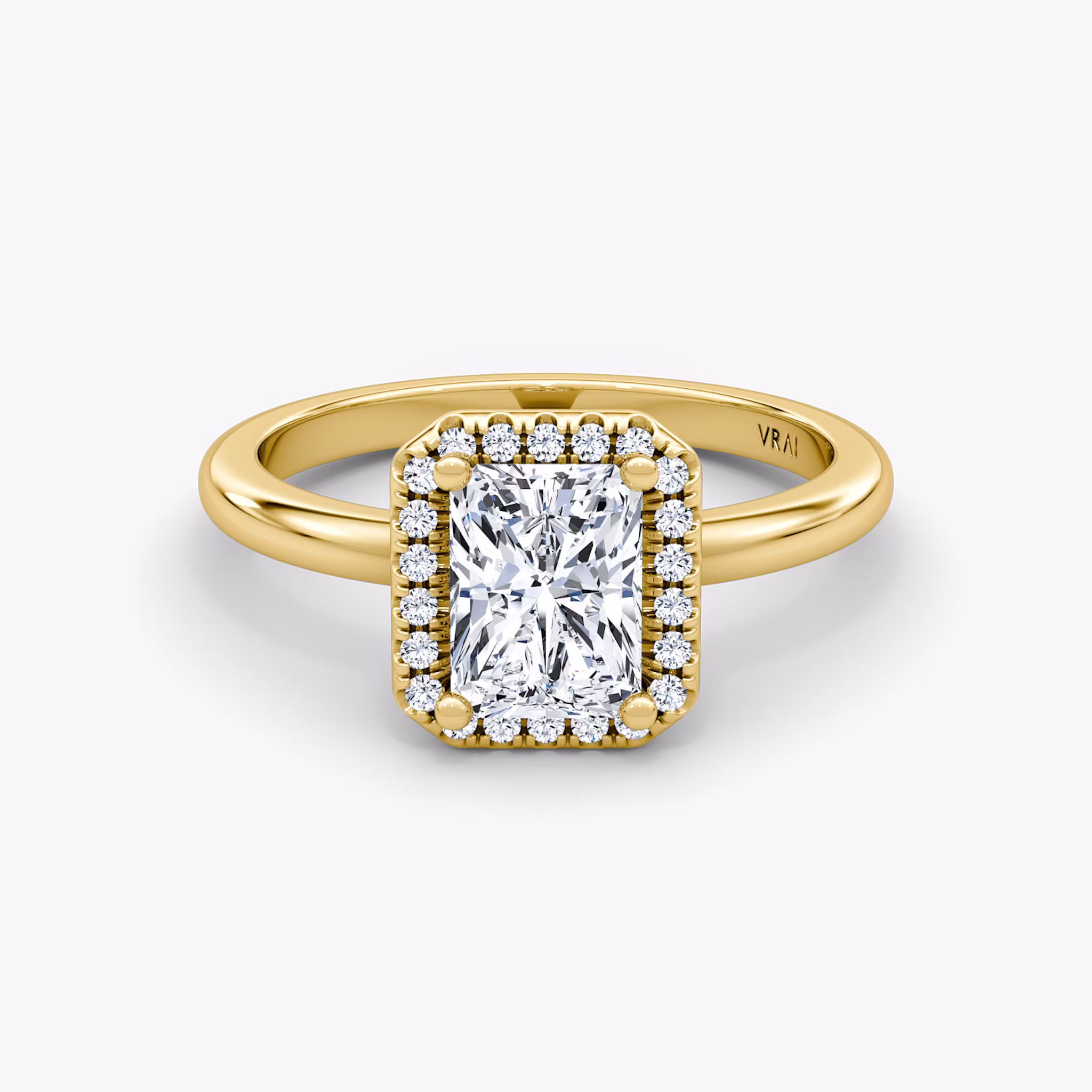The Halo Radiant | Yellow Gold