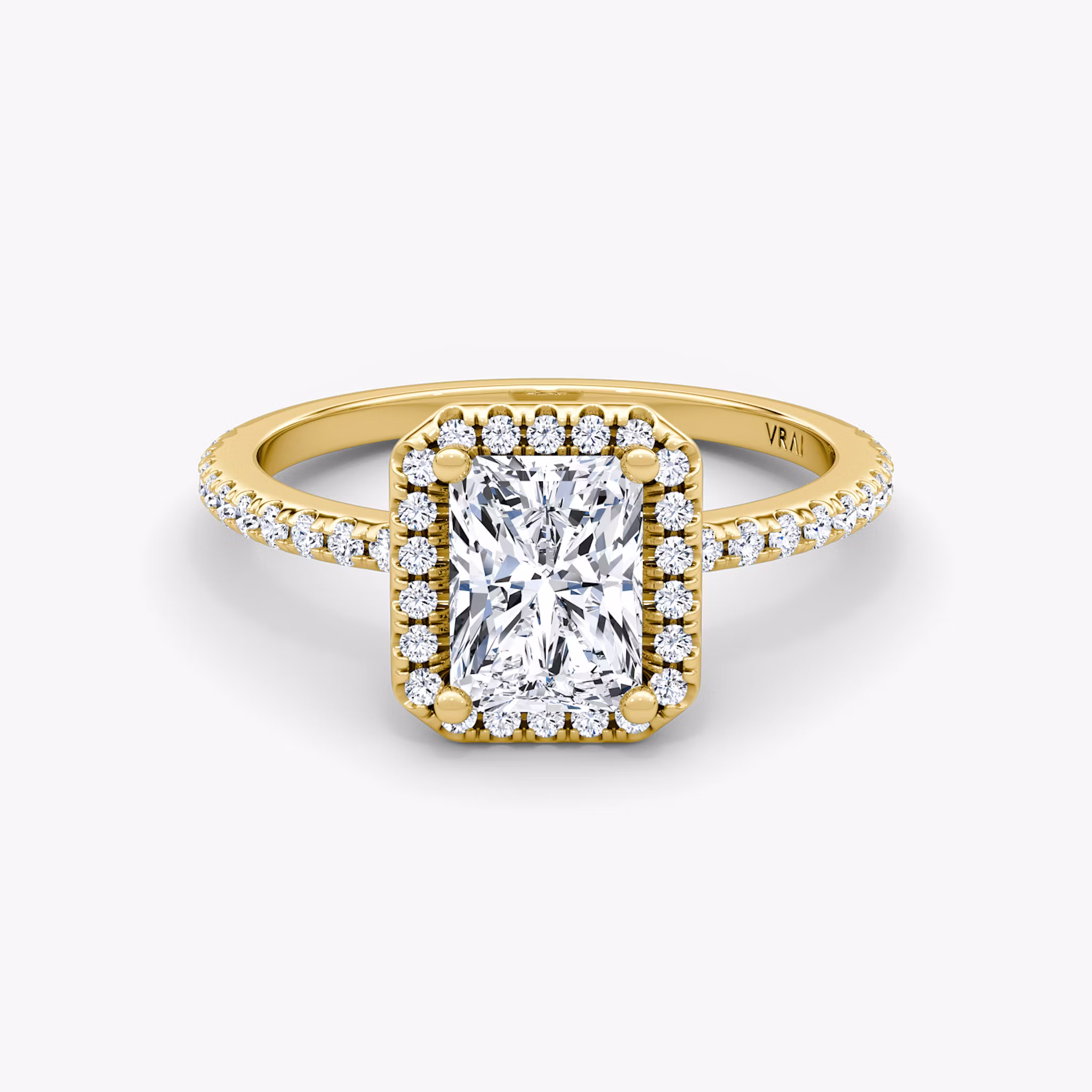 The Halo Radiant | Yellow Gold