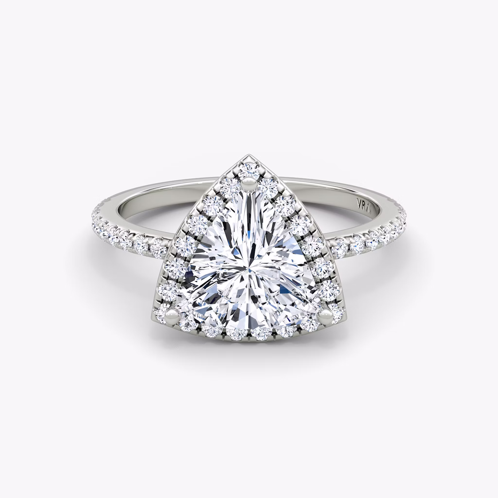 The Halo Trillion | White Gold