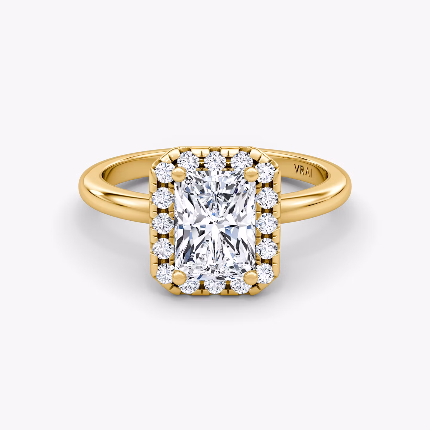 The Halo Radiant | Yellow Gold
