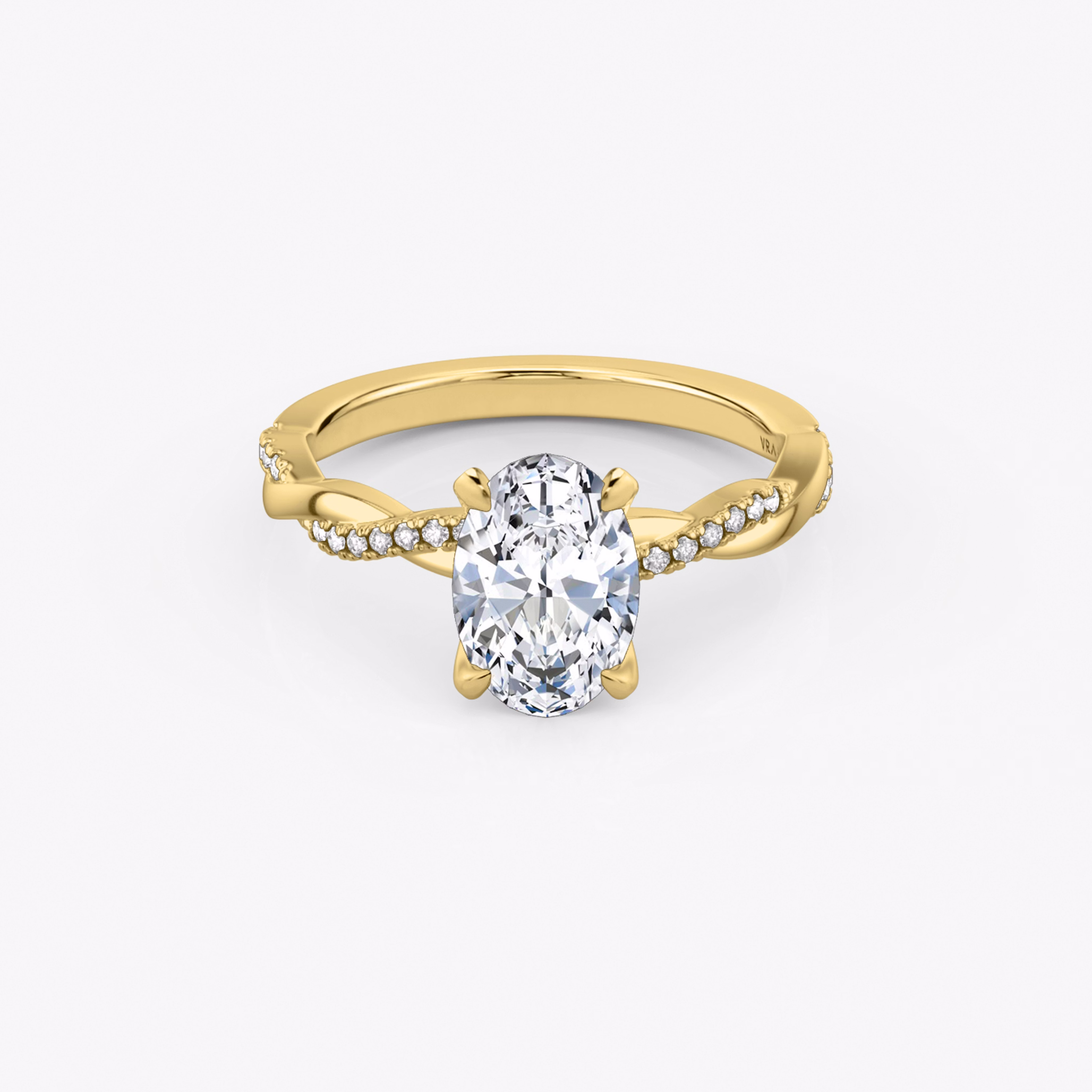 Twisted Classic Oval Ring