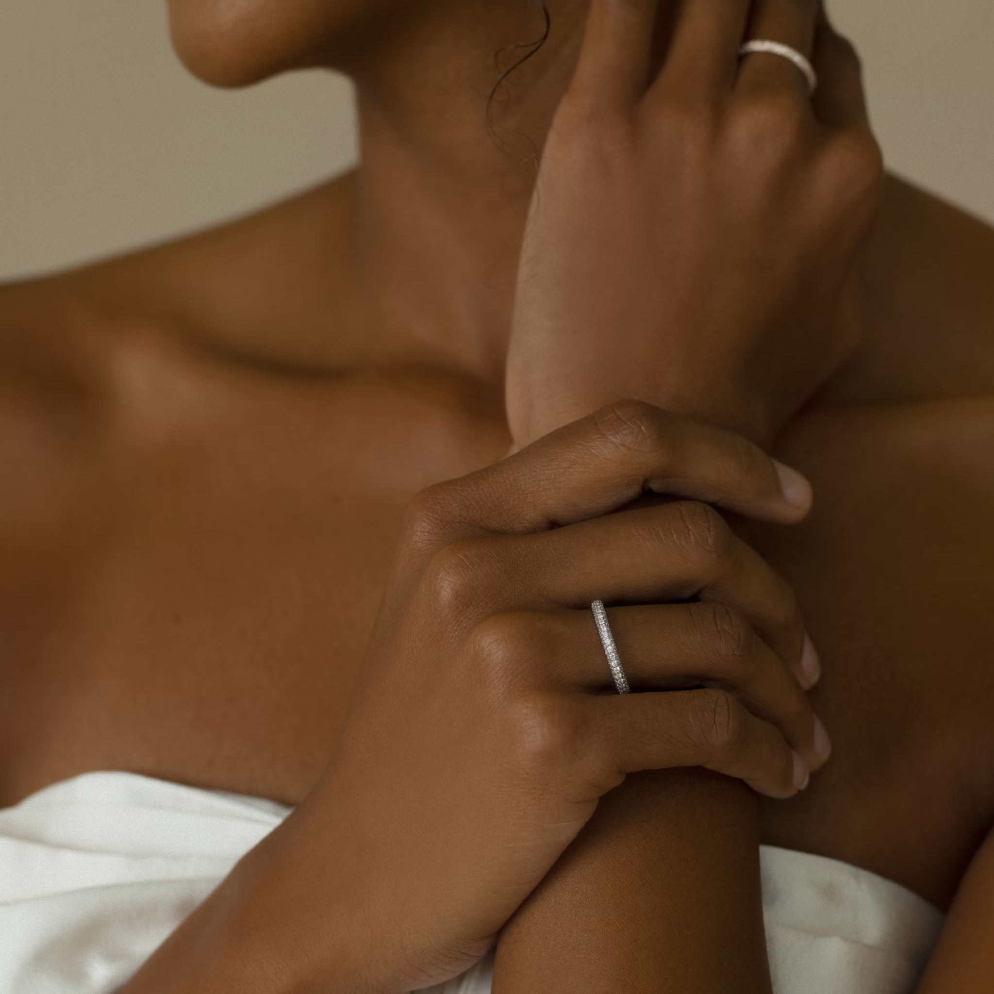 The Dome Band | Platinum | bandAccent: Plain