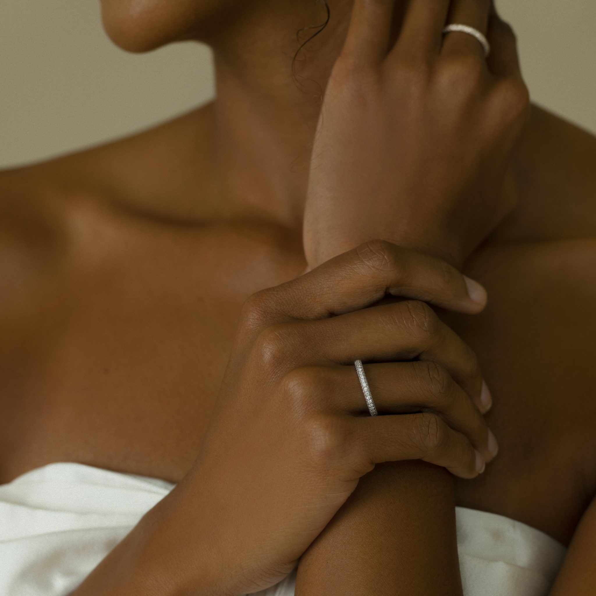 The Dome Band | Platinum | bandAccent: Plain