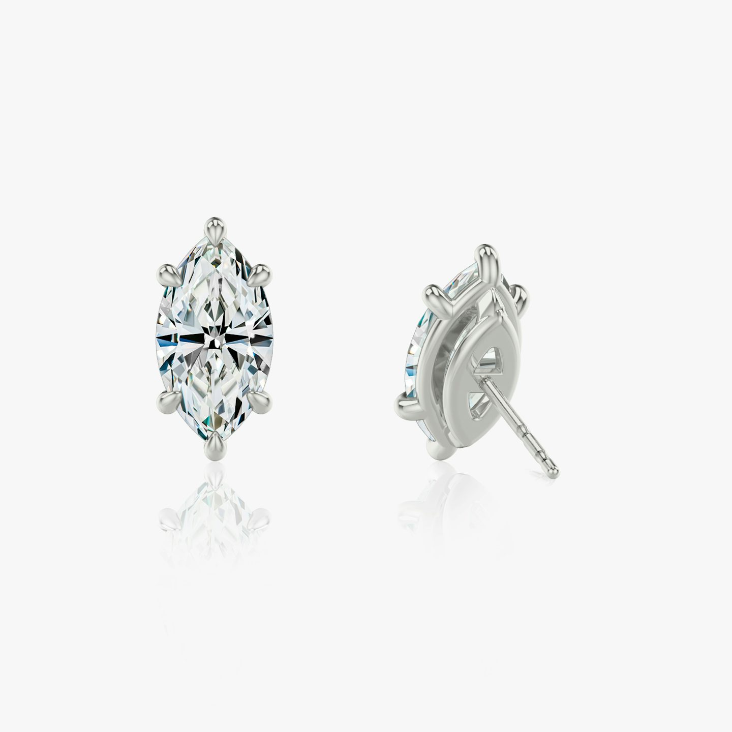 undefined | Marquise | 14k | White Gold | caratWeight: 0.25ct