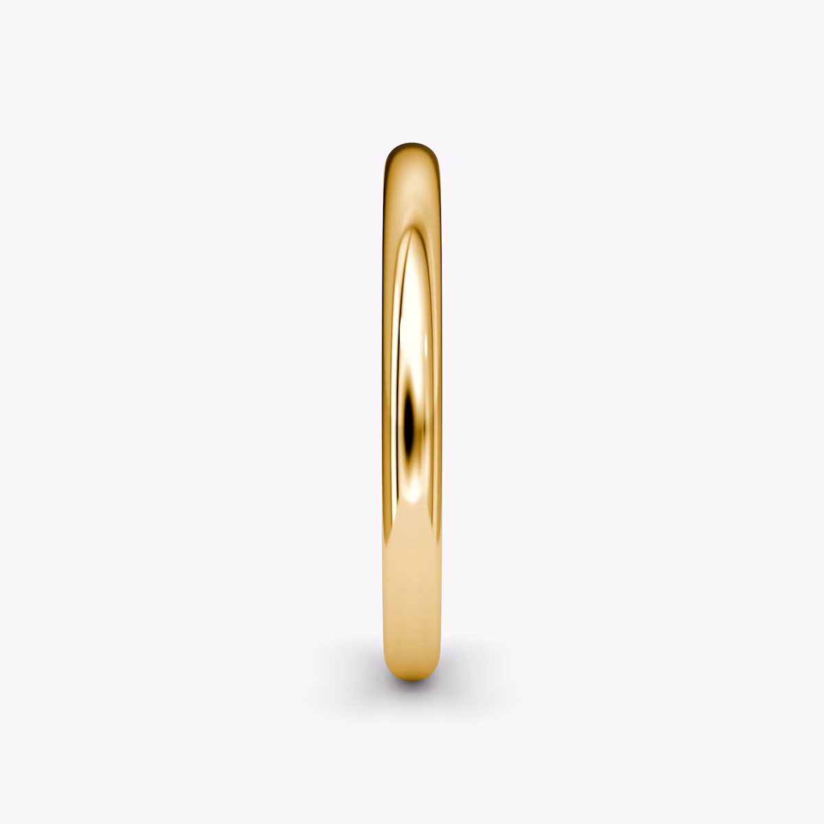 The Dome Band | 18k | Yellow Gold | bandAccent: Plain
