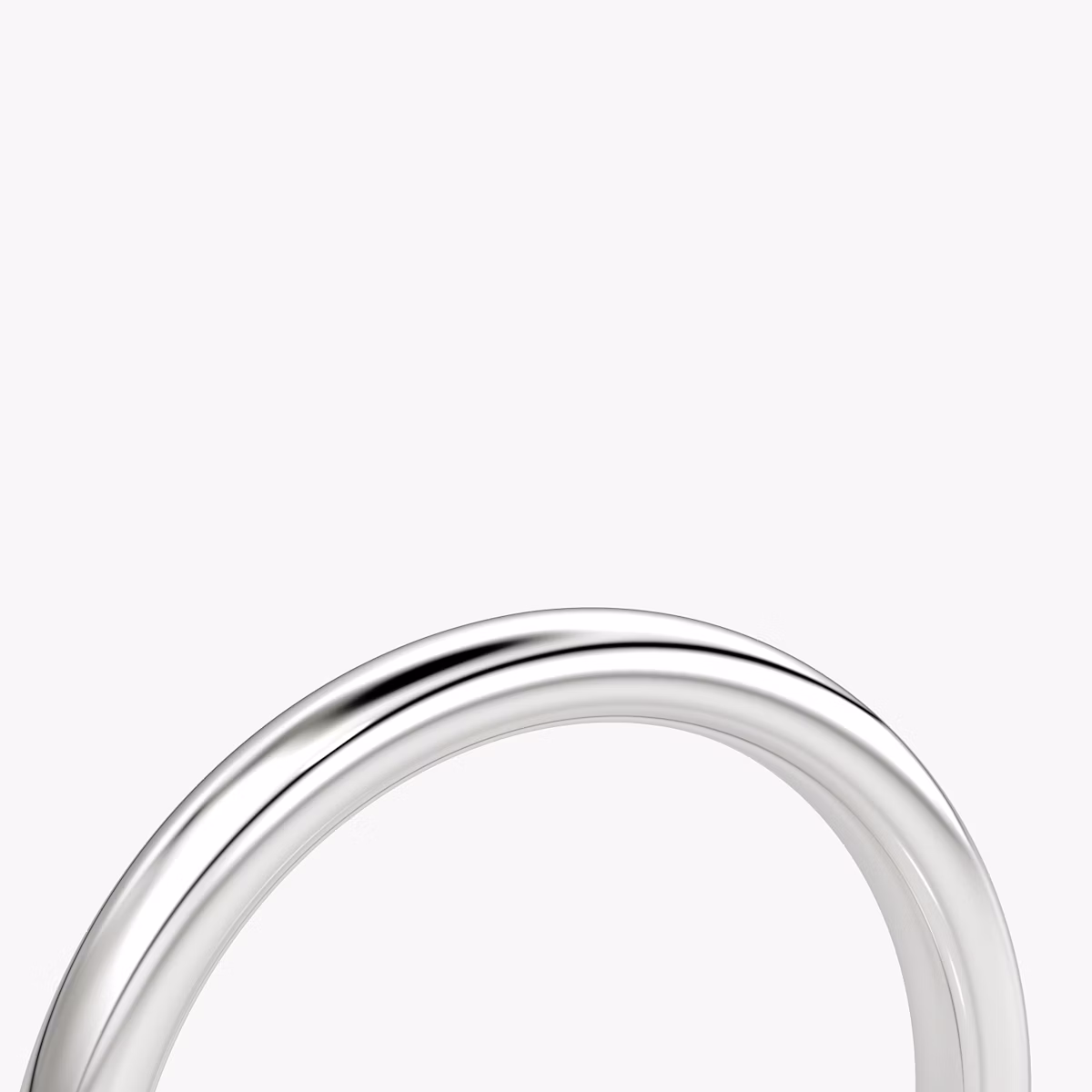 The Dome Band | Platinum | bandAccent: Plain