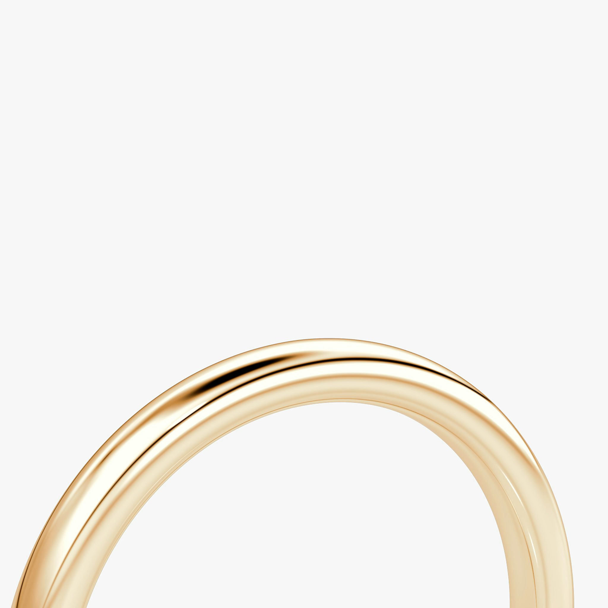 The Dome Band | 14k | Rose Gold | bandAccent: Plain