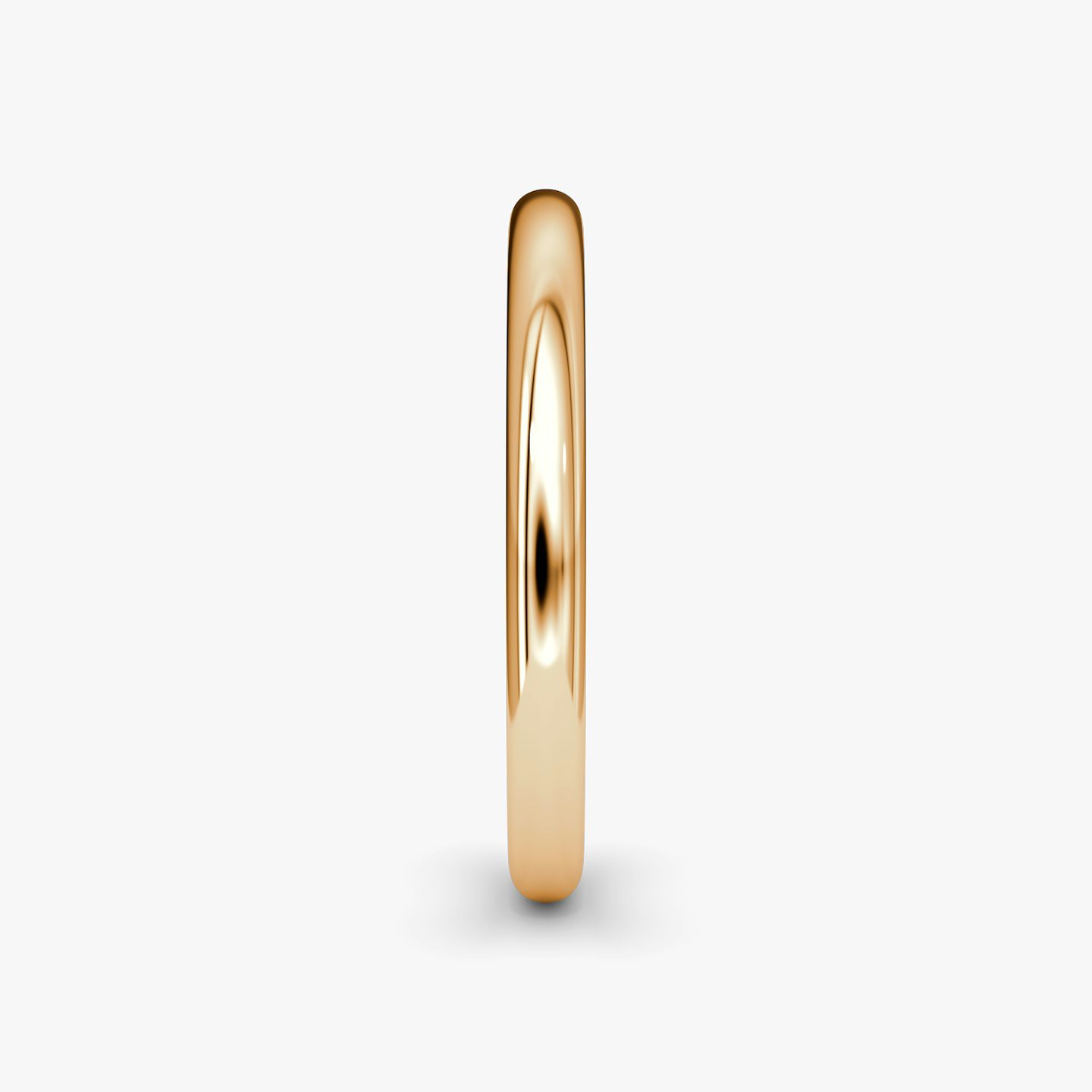 Alianza Dome | 14k | Oro rosa | bandAccent: Simple