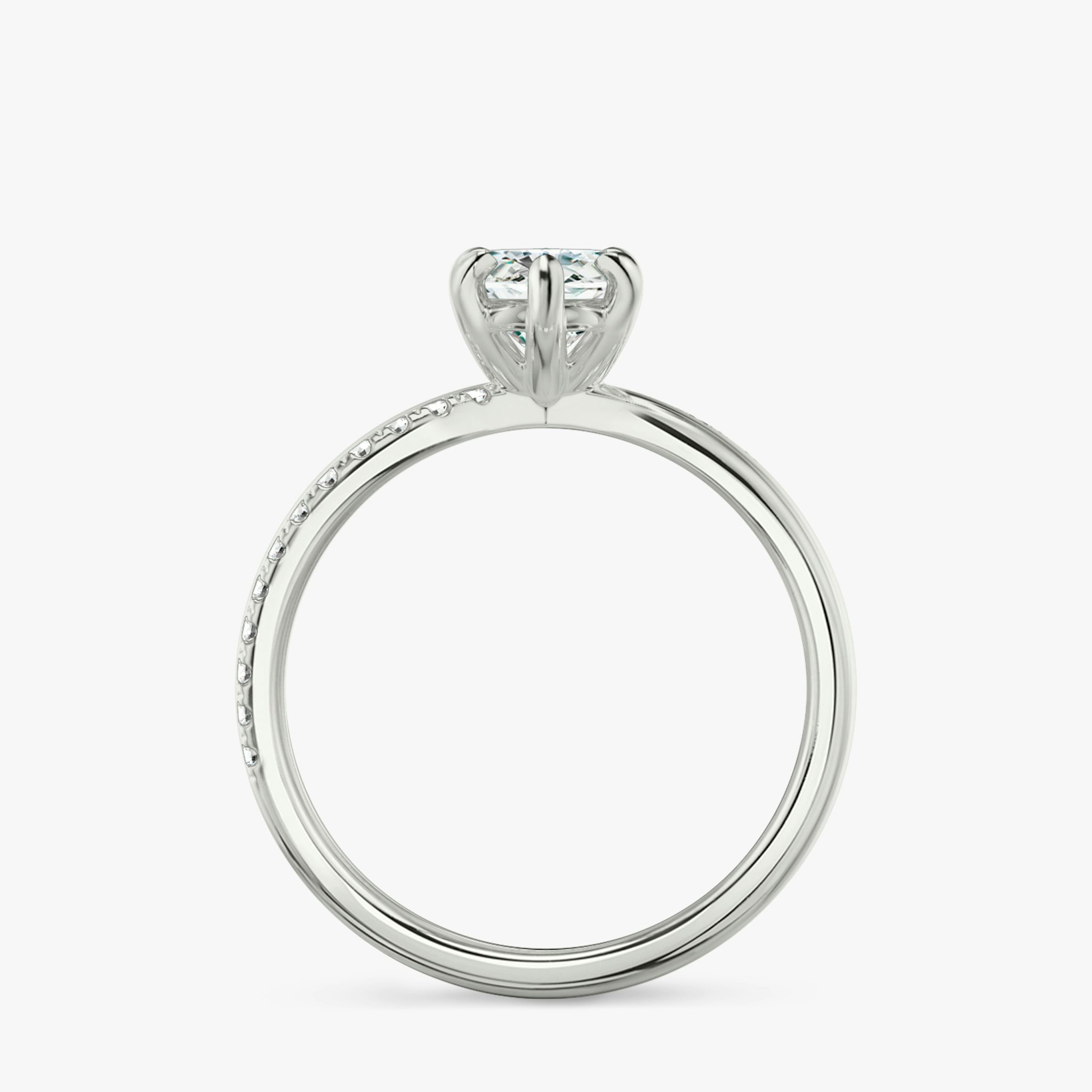 The Duet | Marquise | Platinum | bandAccent: Pavé | diamondOrientation: vertical | caratWeight: other