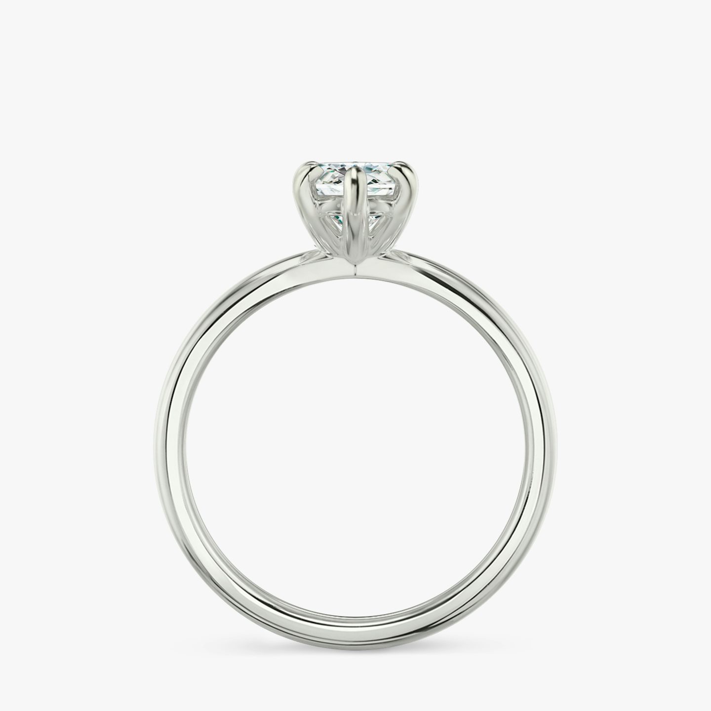 The Duet | Marquise | 18k | White Gold | bandAccent: Plain | diamondOrientation: vertical | caratWeight: other