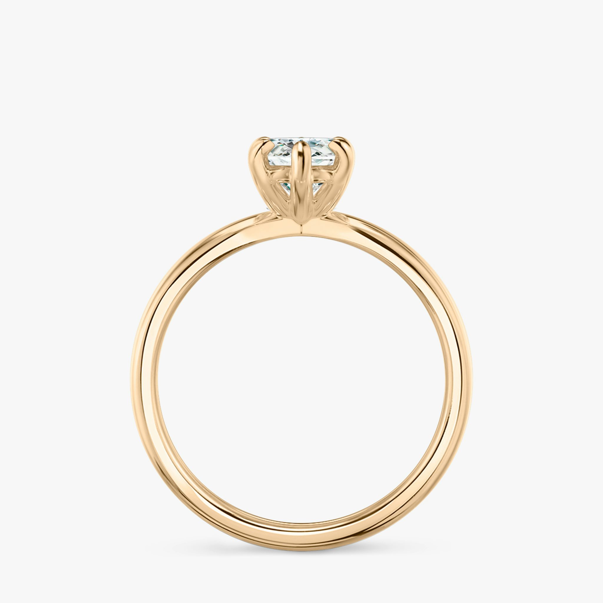 The Duet | Marquise | 14k | Rose Gold | bandAccent: Plain | diamondOrientation: vertical | caratWeight: other
