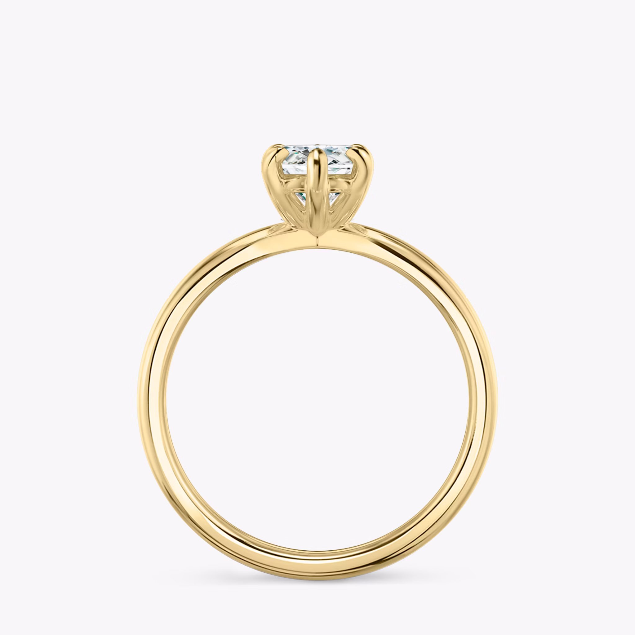 The Duet | Marquise | 18k | Yellow Gold | bandAccent: Plain | diamondOrientation: vertical | caratWeight: other