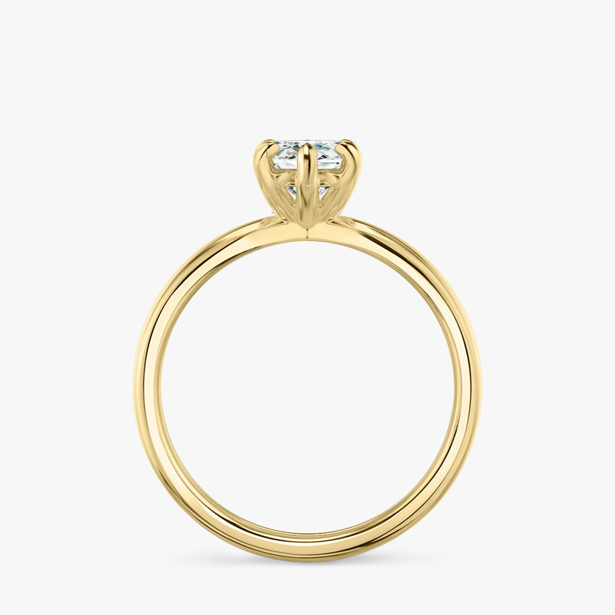 The Duet | Marquise | 18k | Yellow Gold | bandAccent: Plain | diamondOrientation: vertical | caratWeight: other