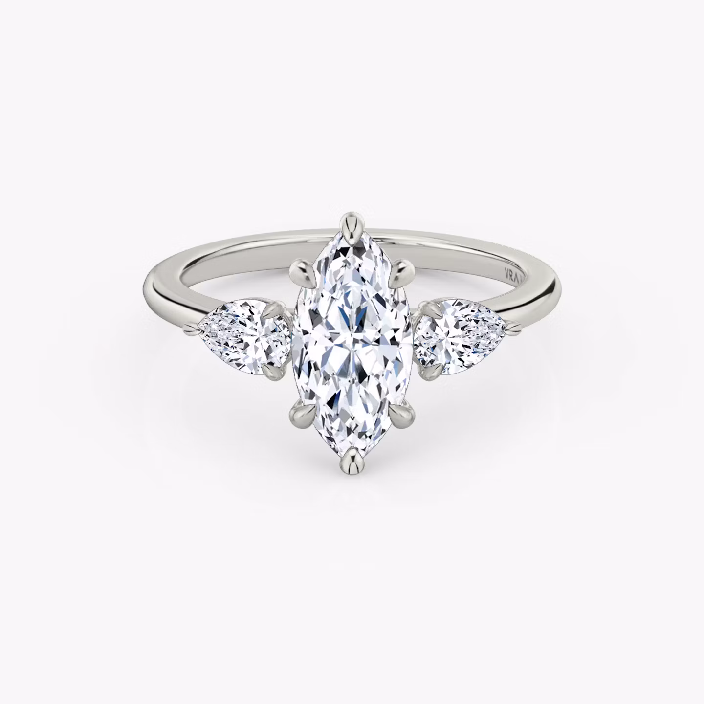 The Three Stone Marquise | Platinum