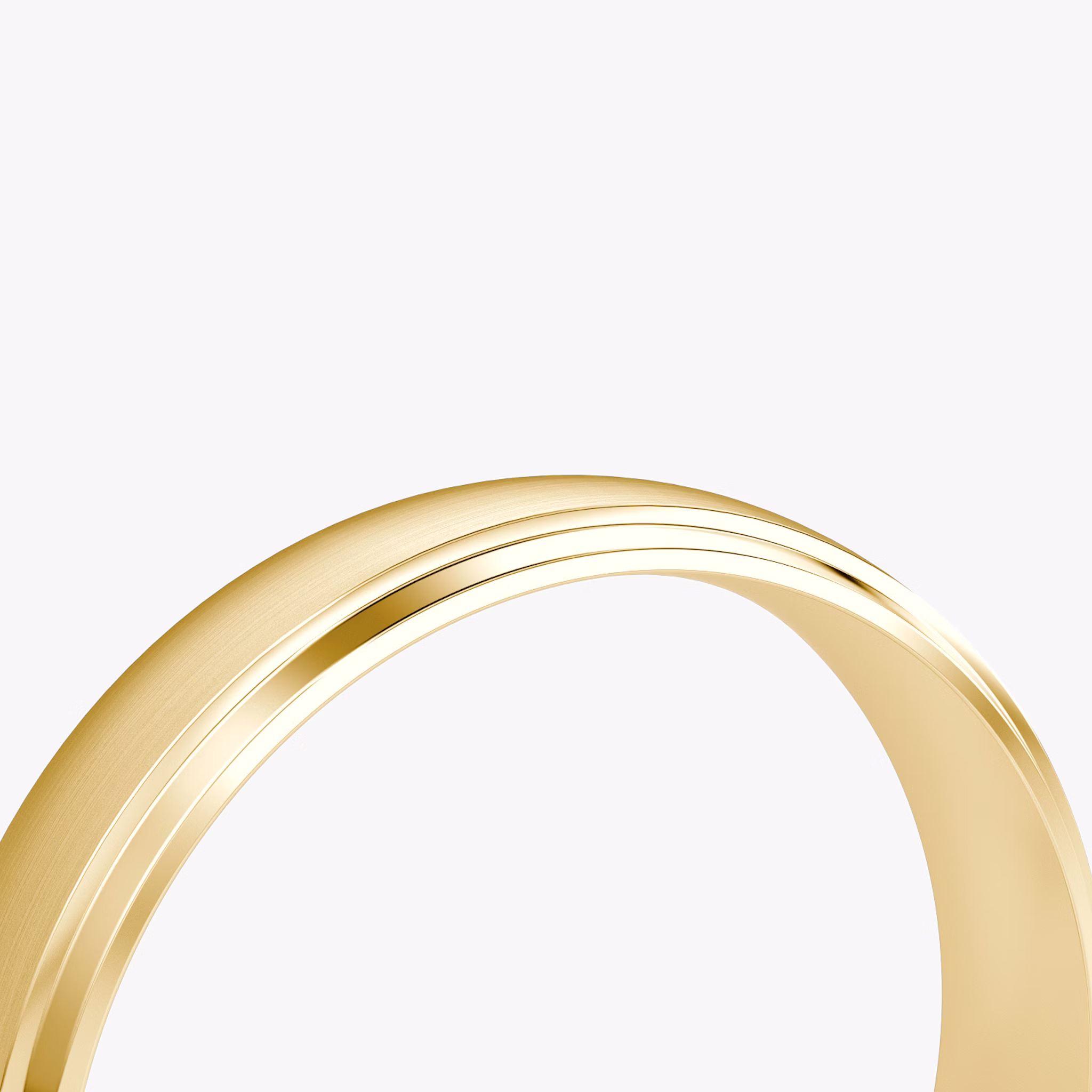 The Satin Band | 18k | Yellow Gold