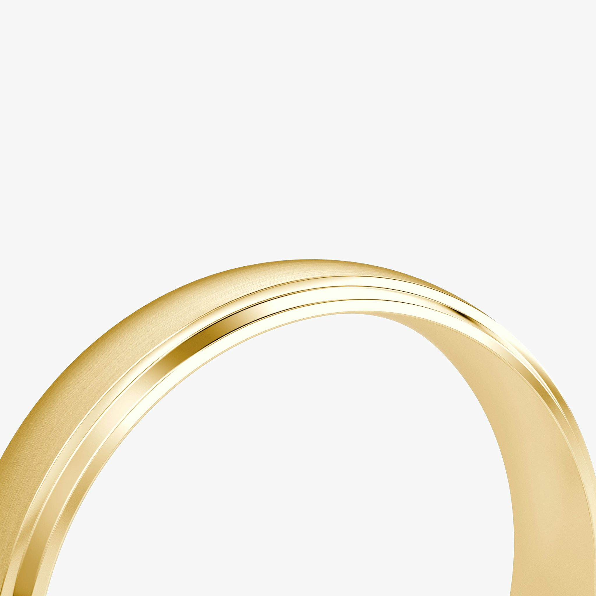 The Satin Band | 18k | Yellow Gold