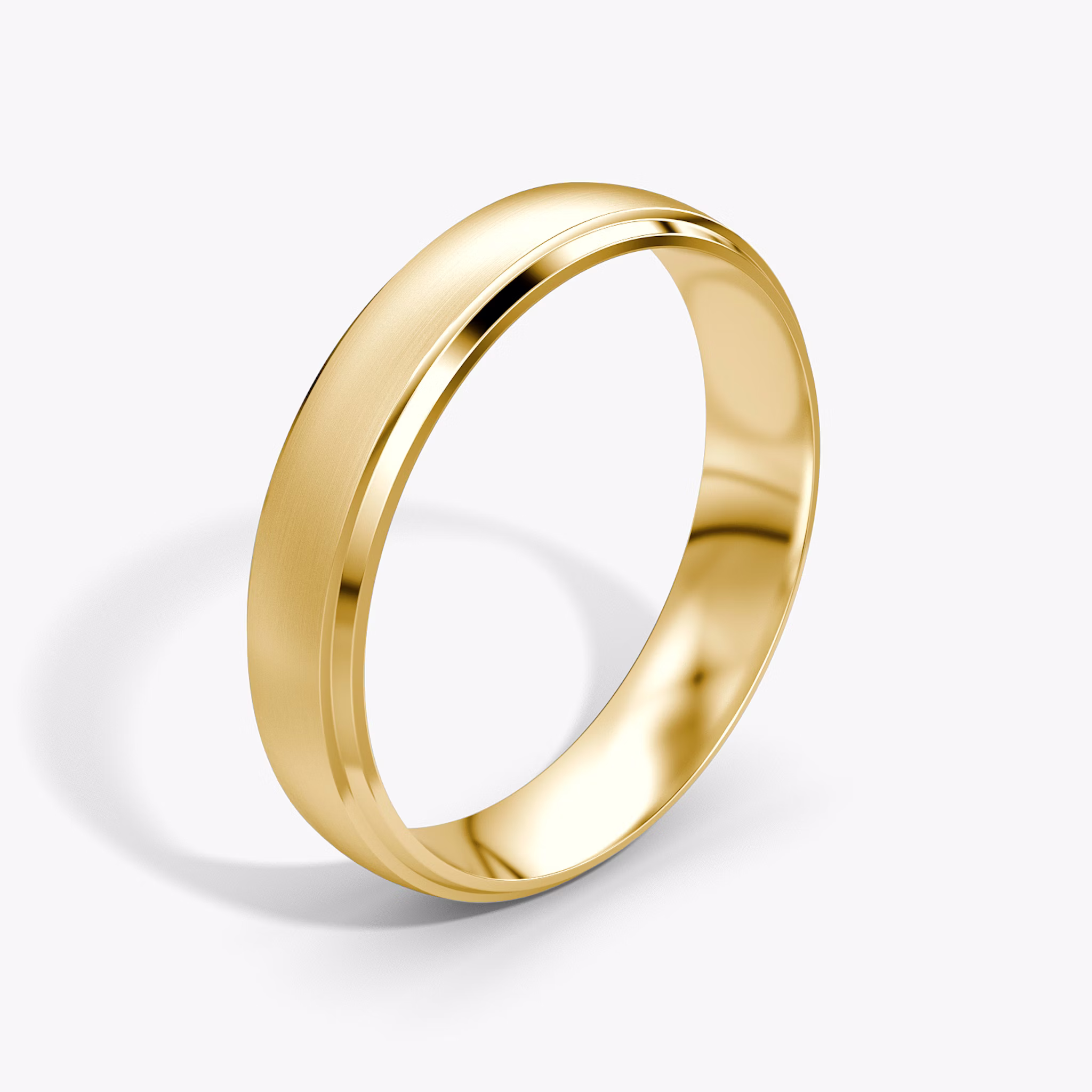The Satin Band | 18k | Yellow Gold
