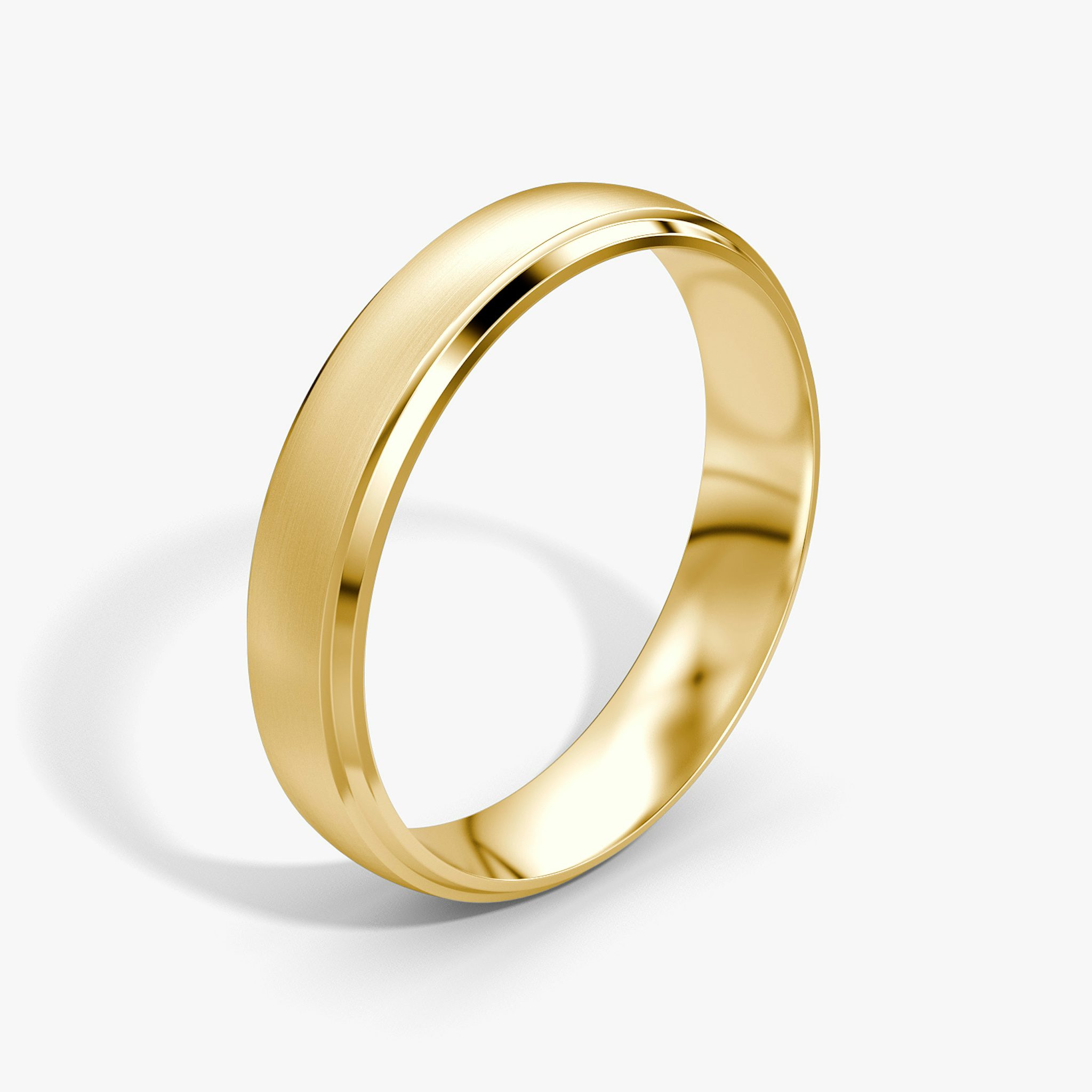 The Satin Band | 18k | Yellow Gold