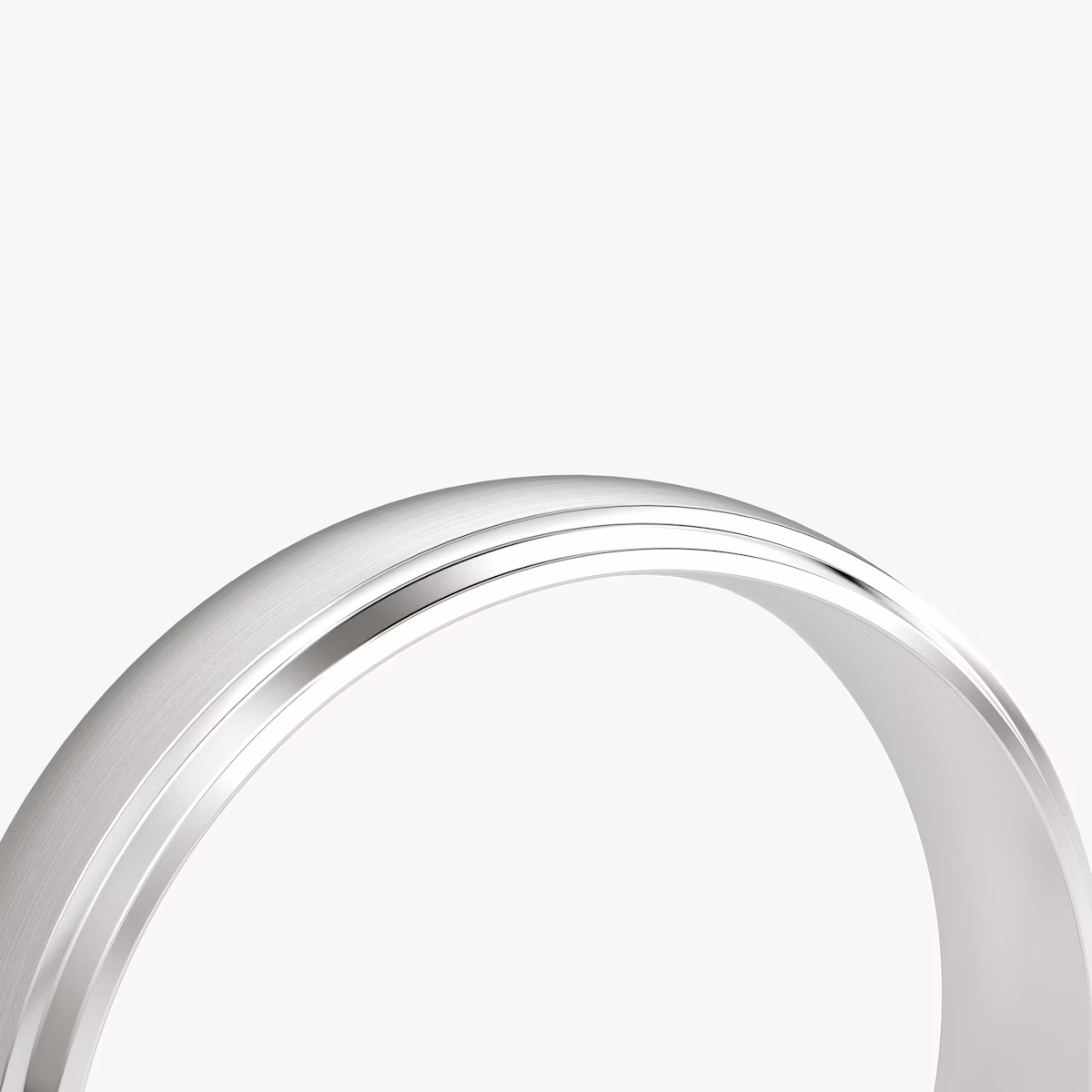 The Satin Band | 18k | White Gold