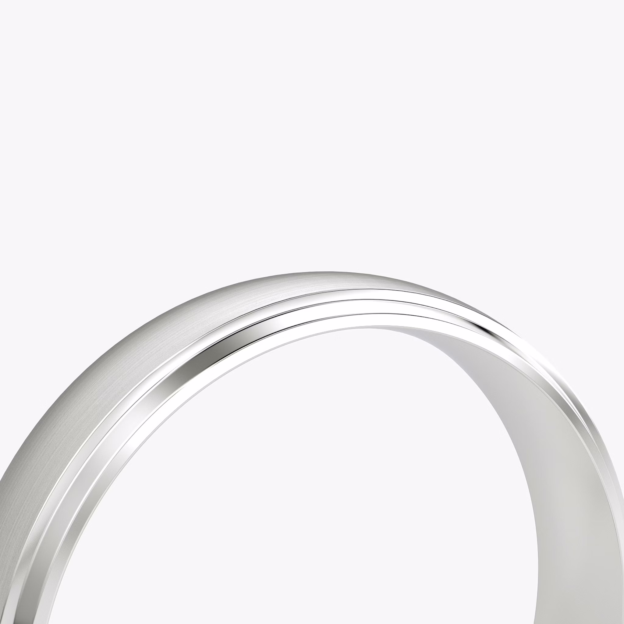 The Satin Band | 18k | White Gold