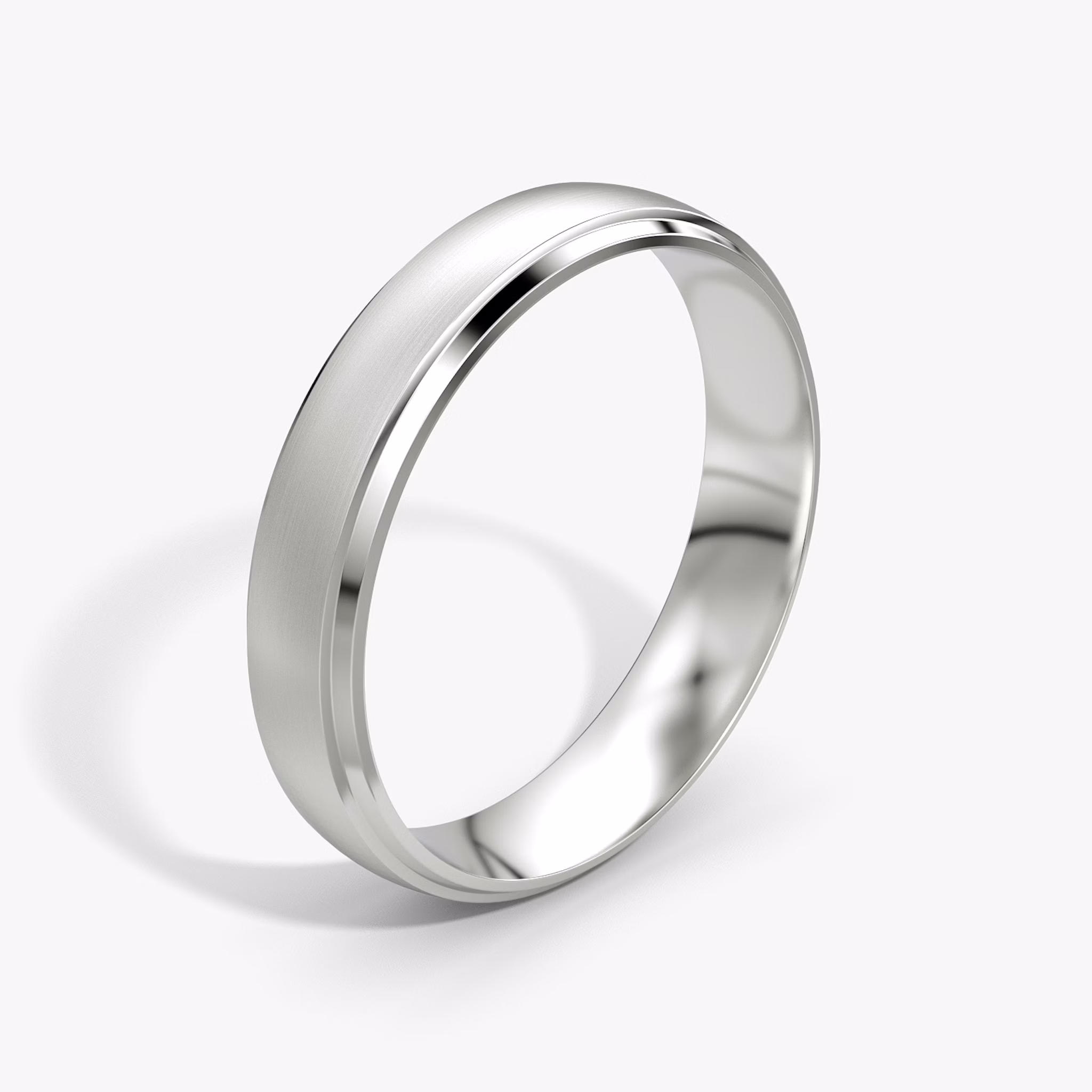 The Satin Band | 18k | White Gold