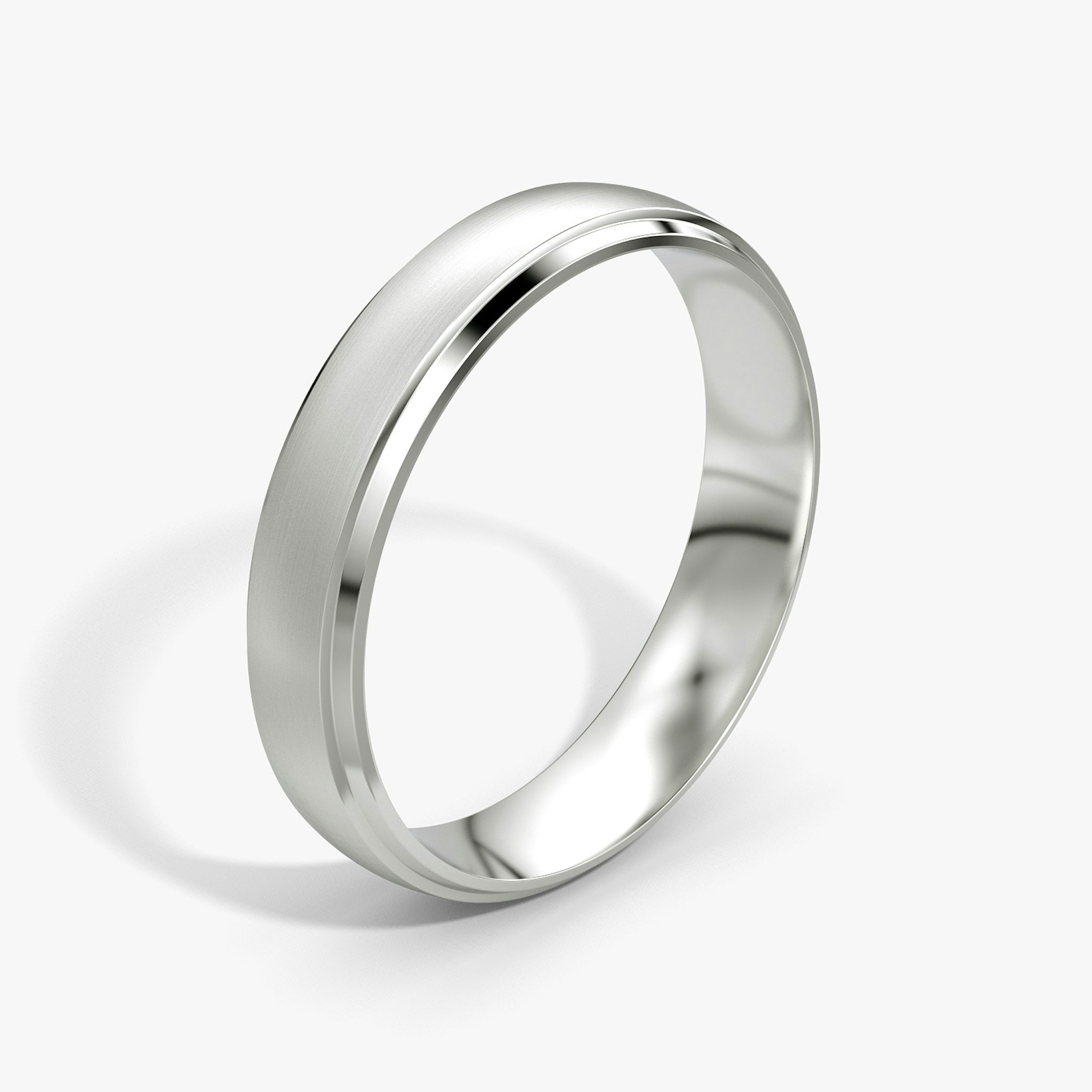 The Satin Band | 18k | White Gold