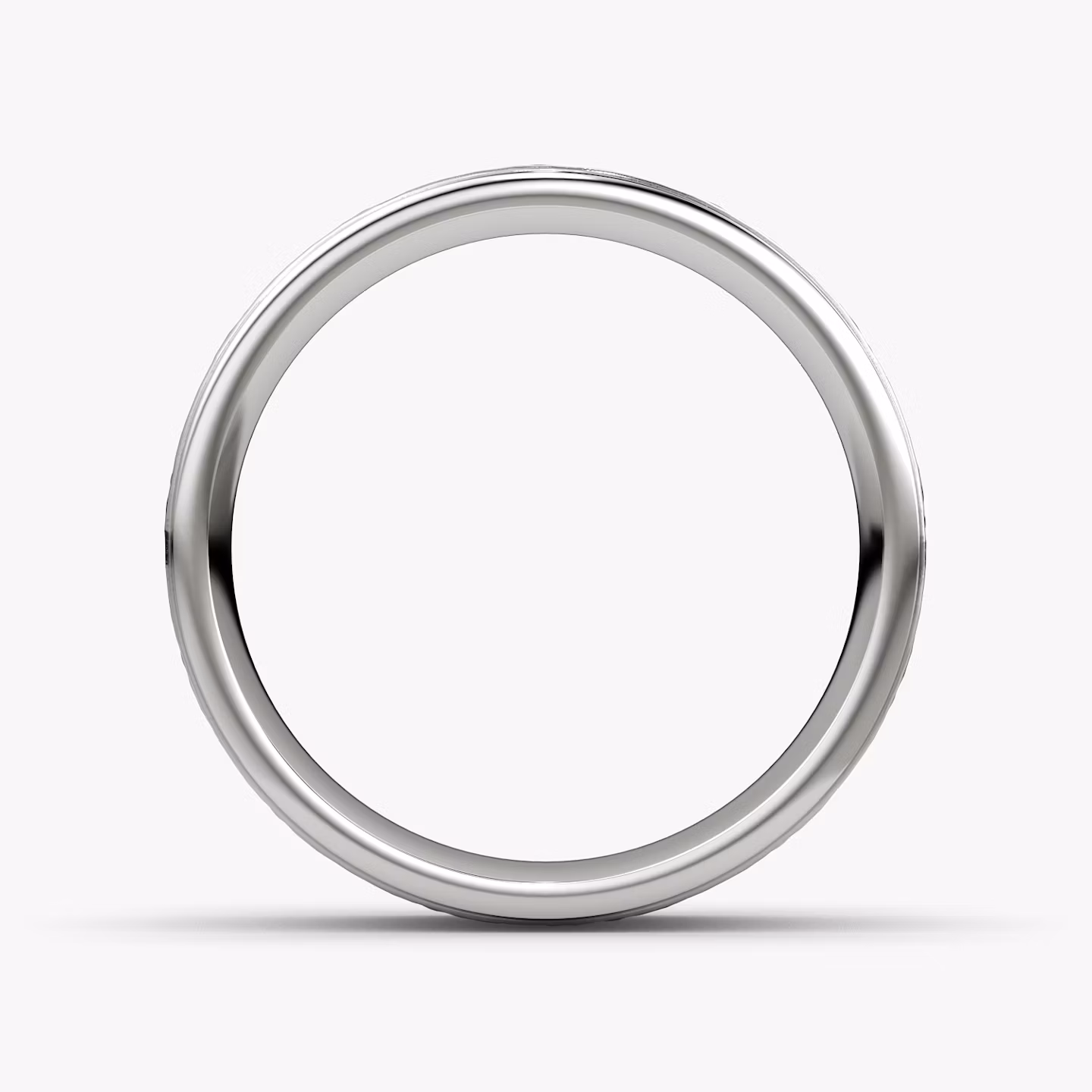 The Hammered Band | 18k | White Gold | bandWidth: 7.5mm