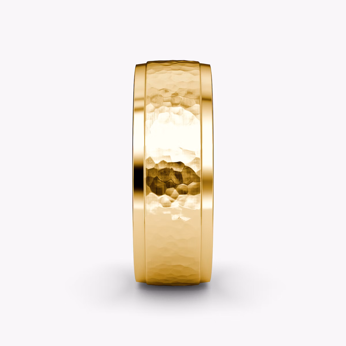 Hammered Ehering | 18k | Gelbgold | bandWidth: 7.5mm