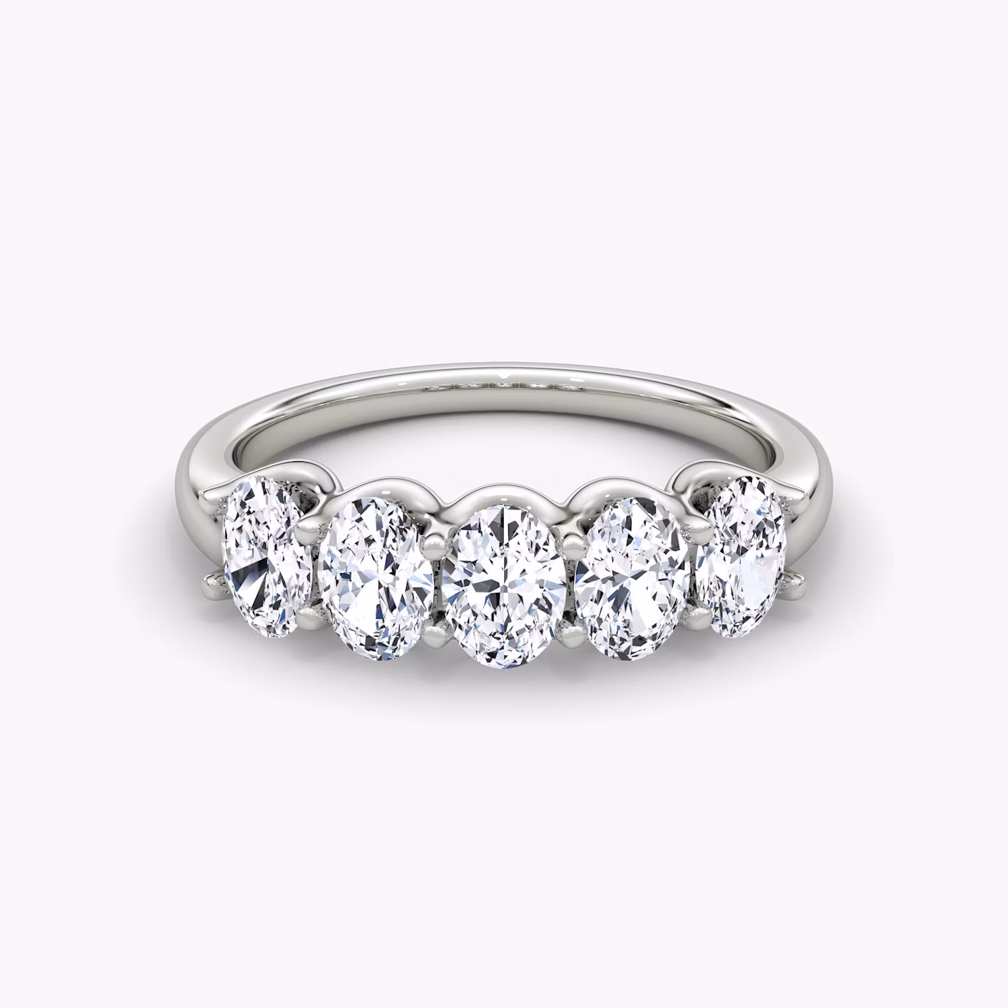 The Five Stone Band Oval | Platinum