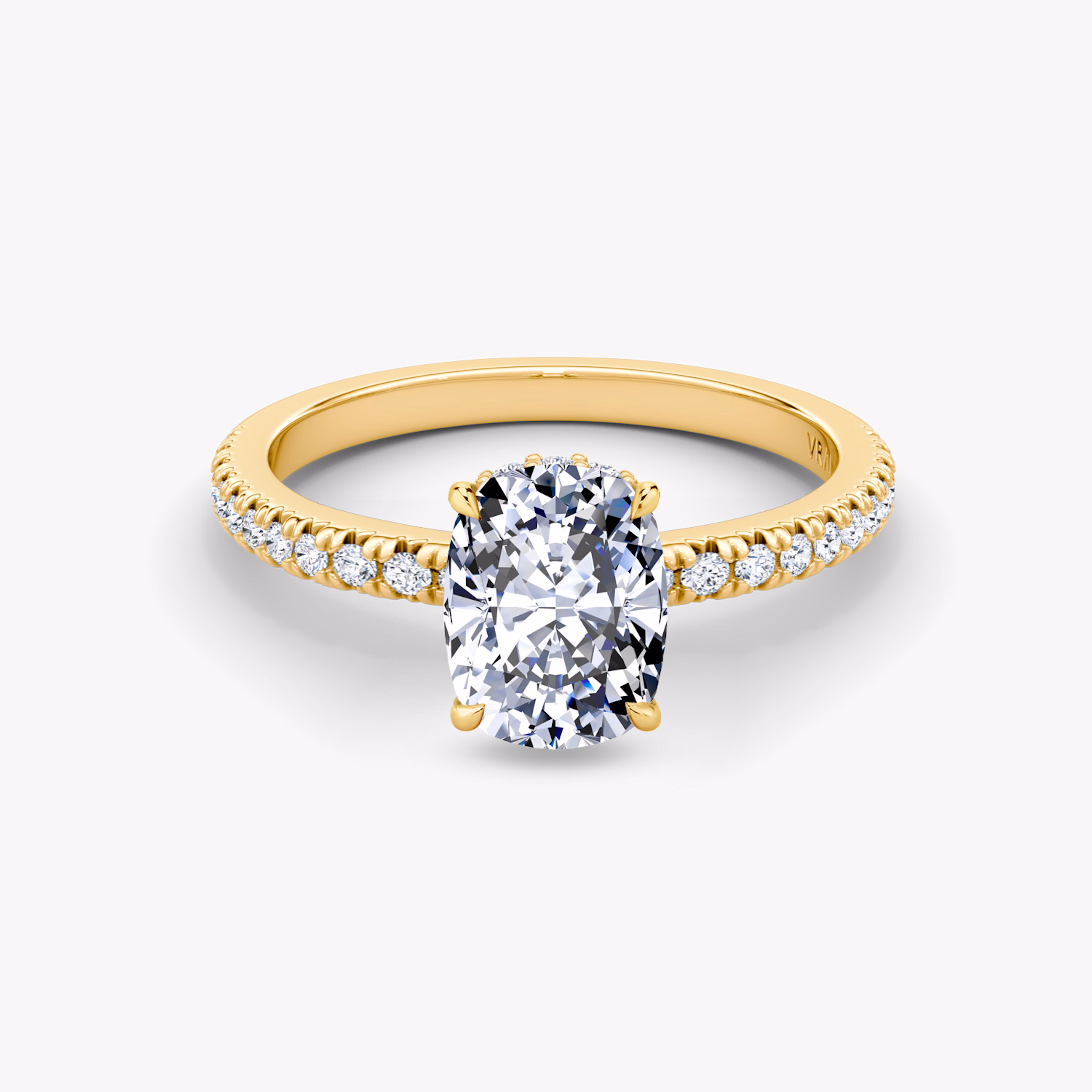 Modern Cushion Cut Engagement Rings