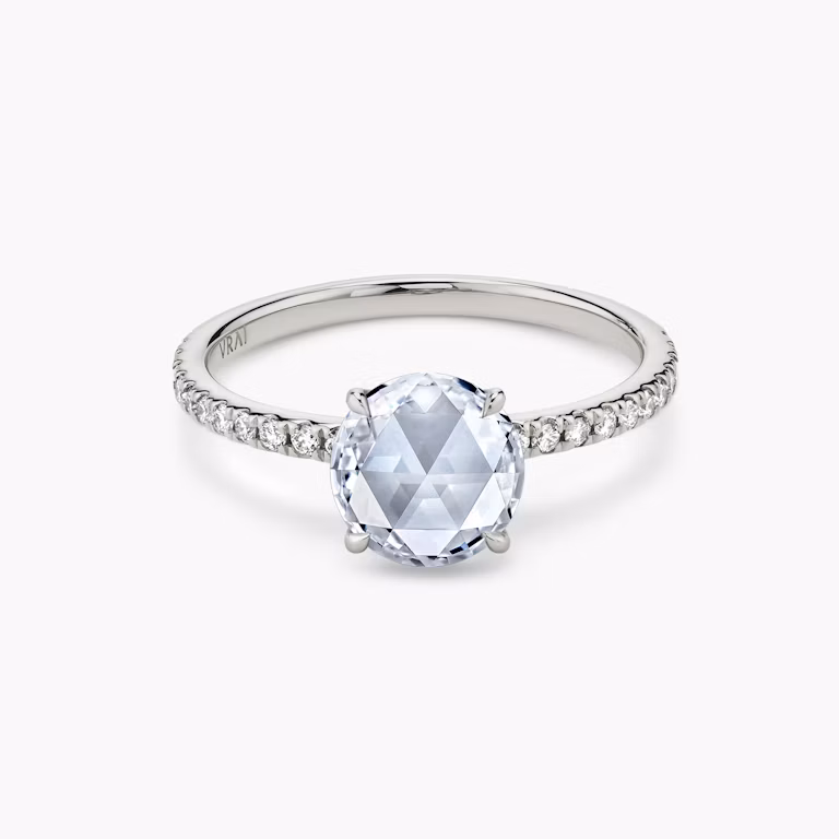 Round Rose Cut Diamonds