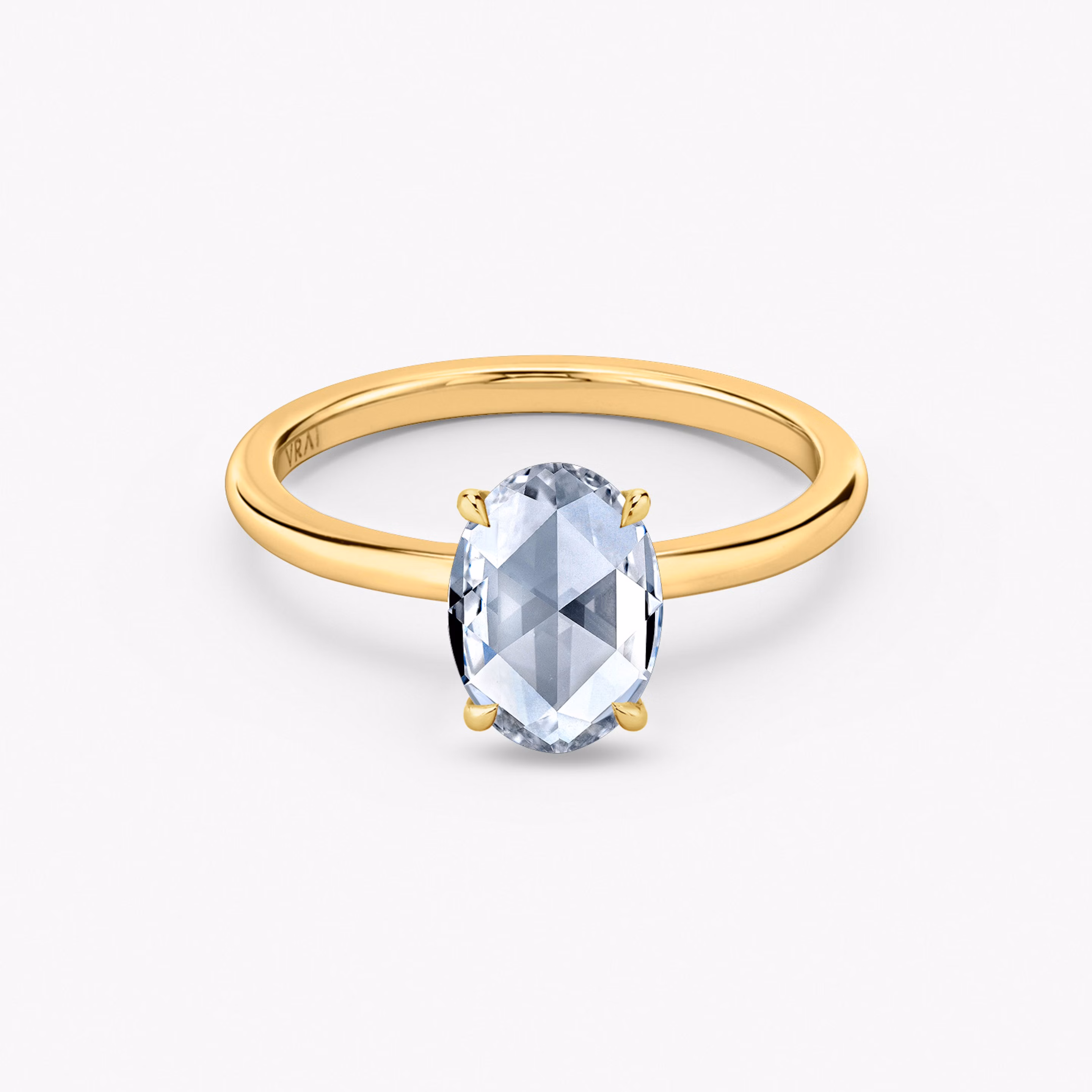 Oval Rose Cut Diamond