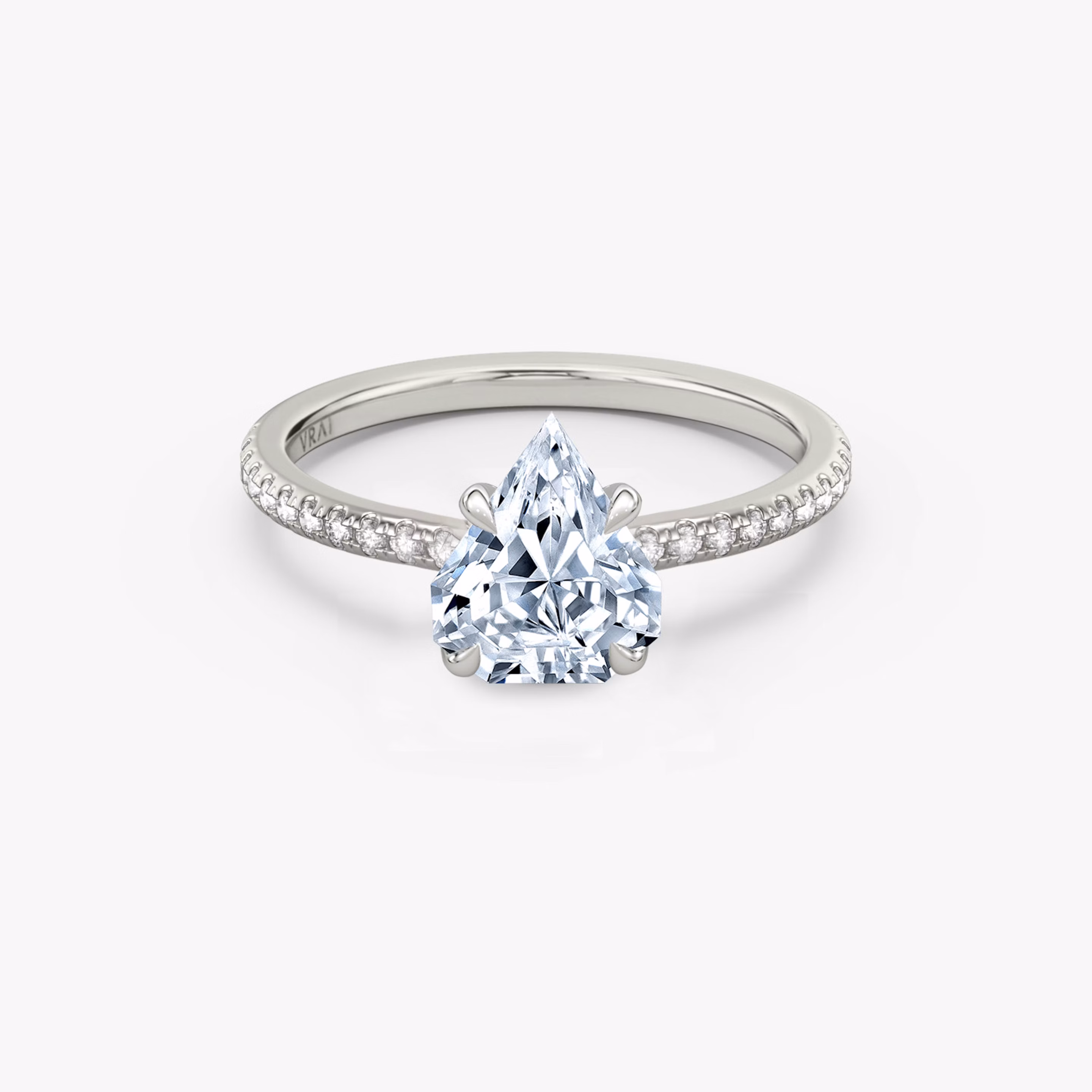 Shield cut diamonds