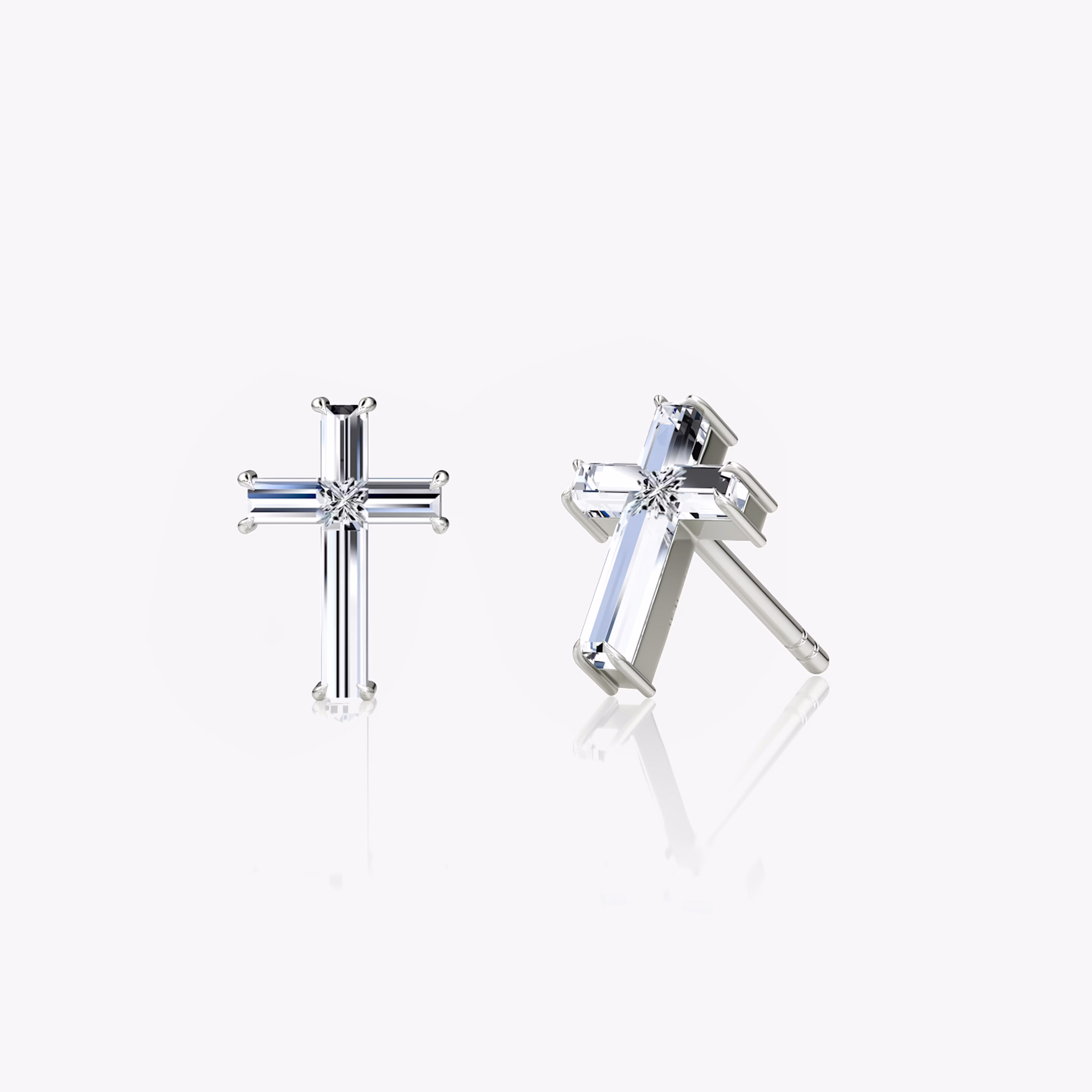 Petite Cross Studs