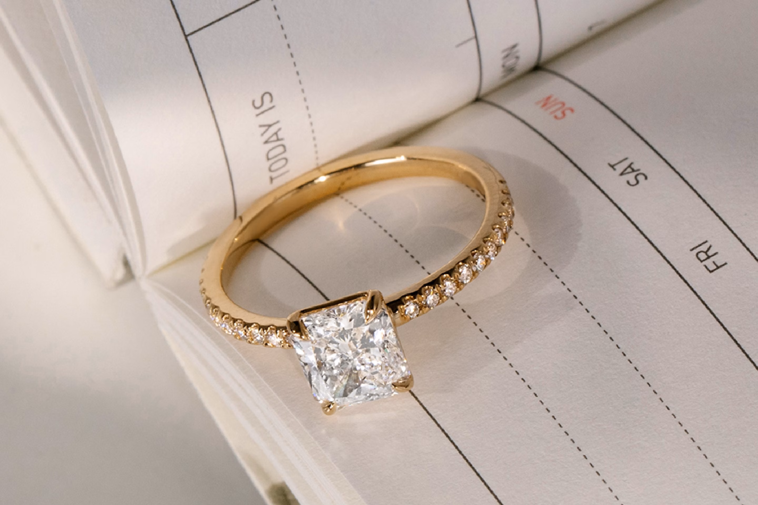 Princess Cut Engagement Rings and Wedding Band: Find Your Perfect Pair