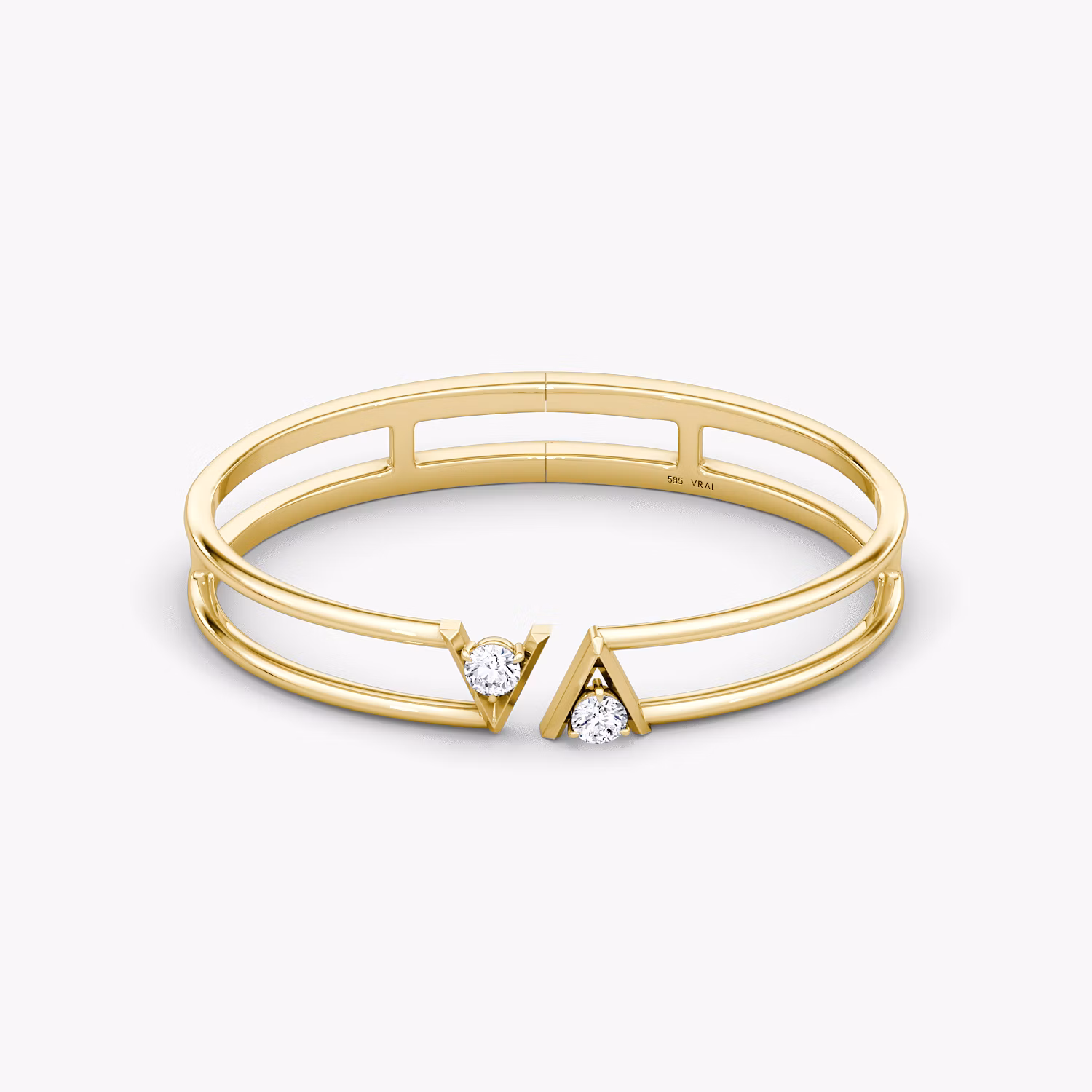 VRAI V Brazalete de Doble Fila