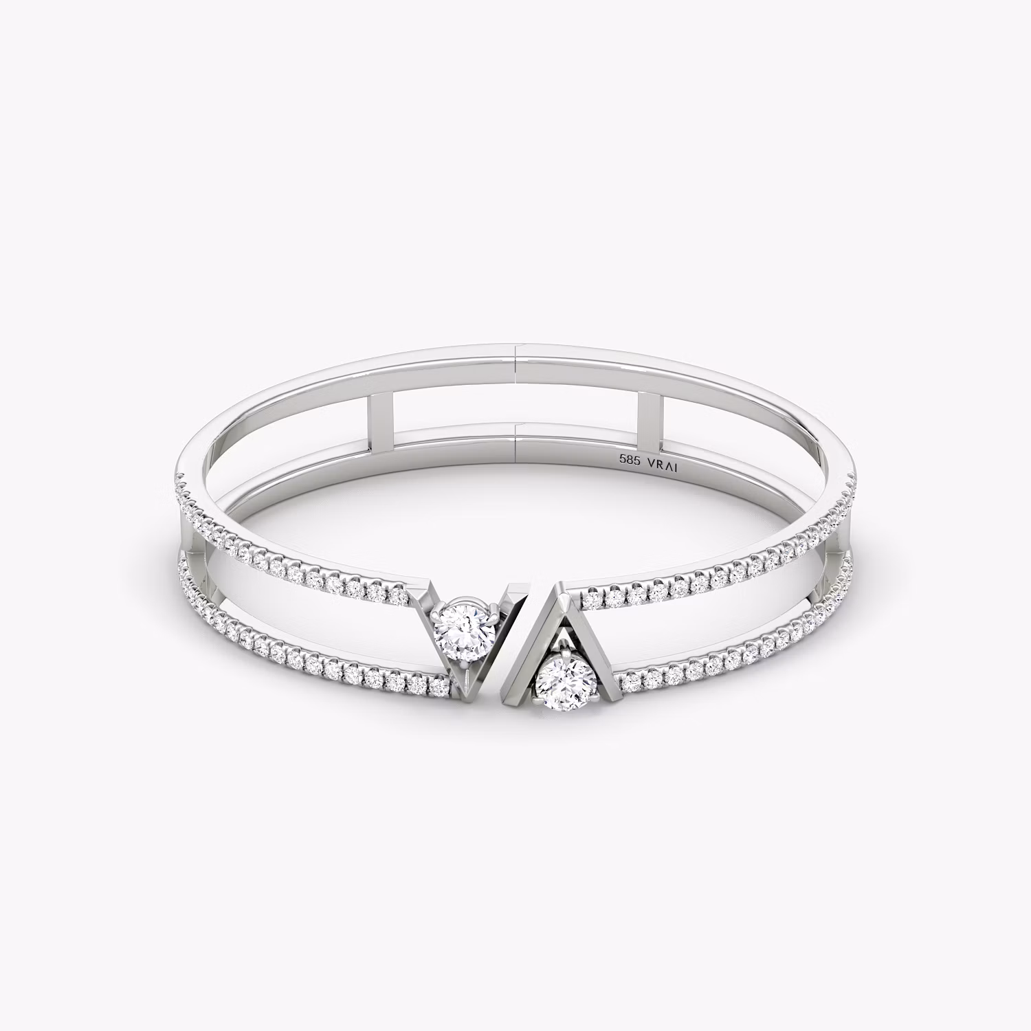 VRAI V Brazalete de Doble Fila