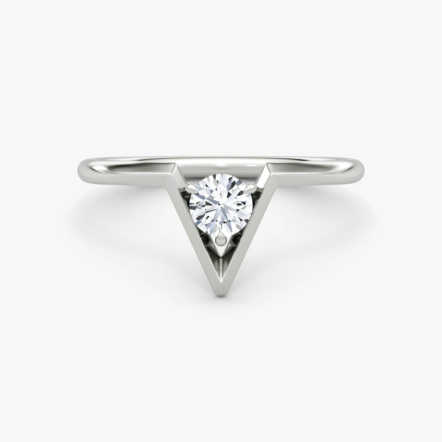 undefined | Round Brilliant | Sterling Silver | caratWeight: 0.25ct
