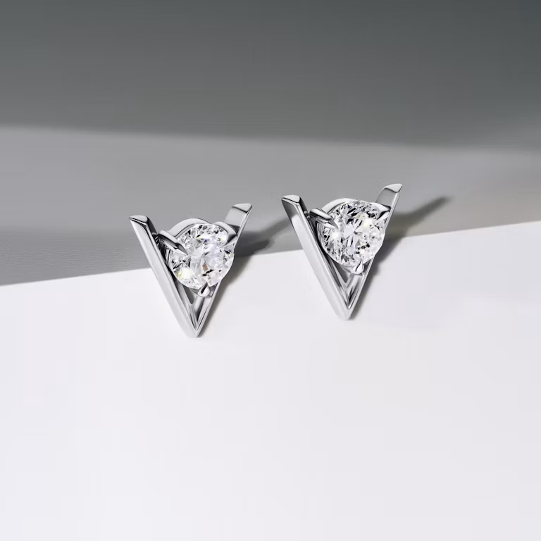 Shown with 1/2ct