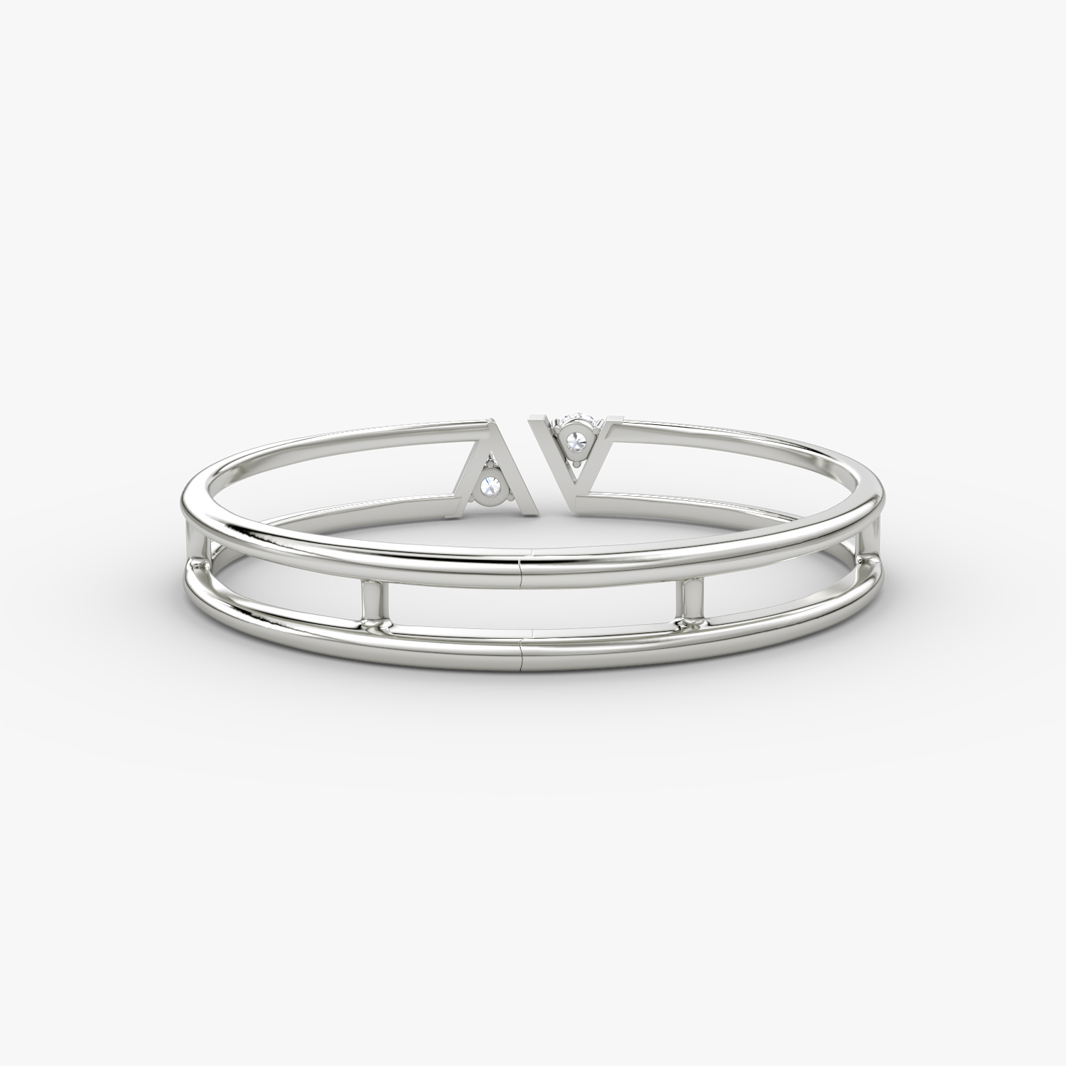 Double popular Row Hinged Bangle